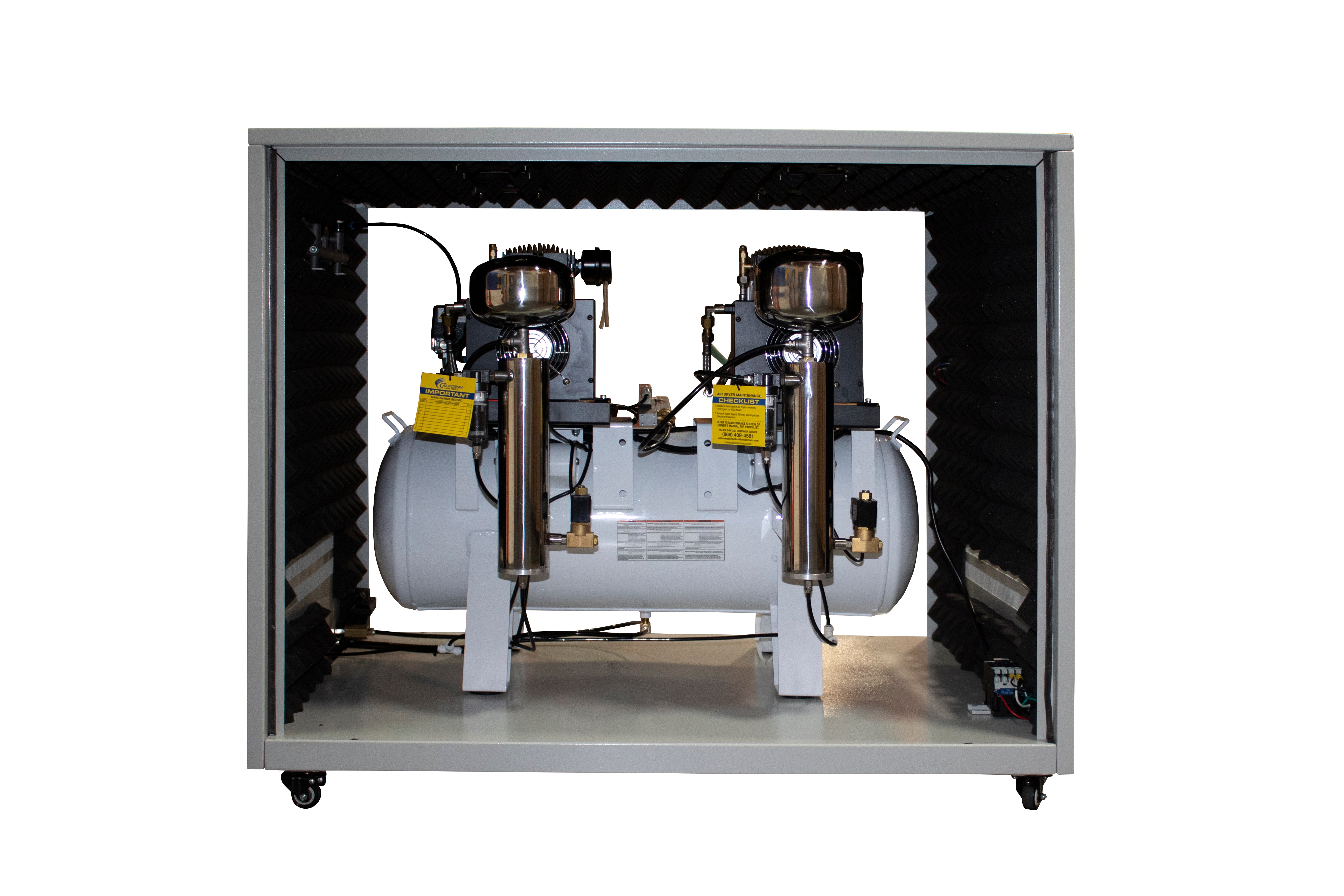 California Air Tools 4.0 Hp, 20.0 Gal. Ultra Quiet & Oil-Free Air Compressor with Air Drying System in Sound Proof Cabinet