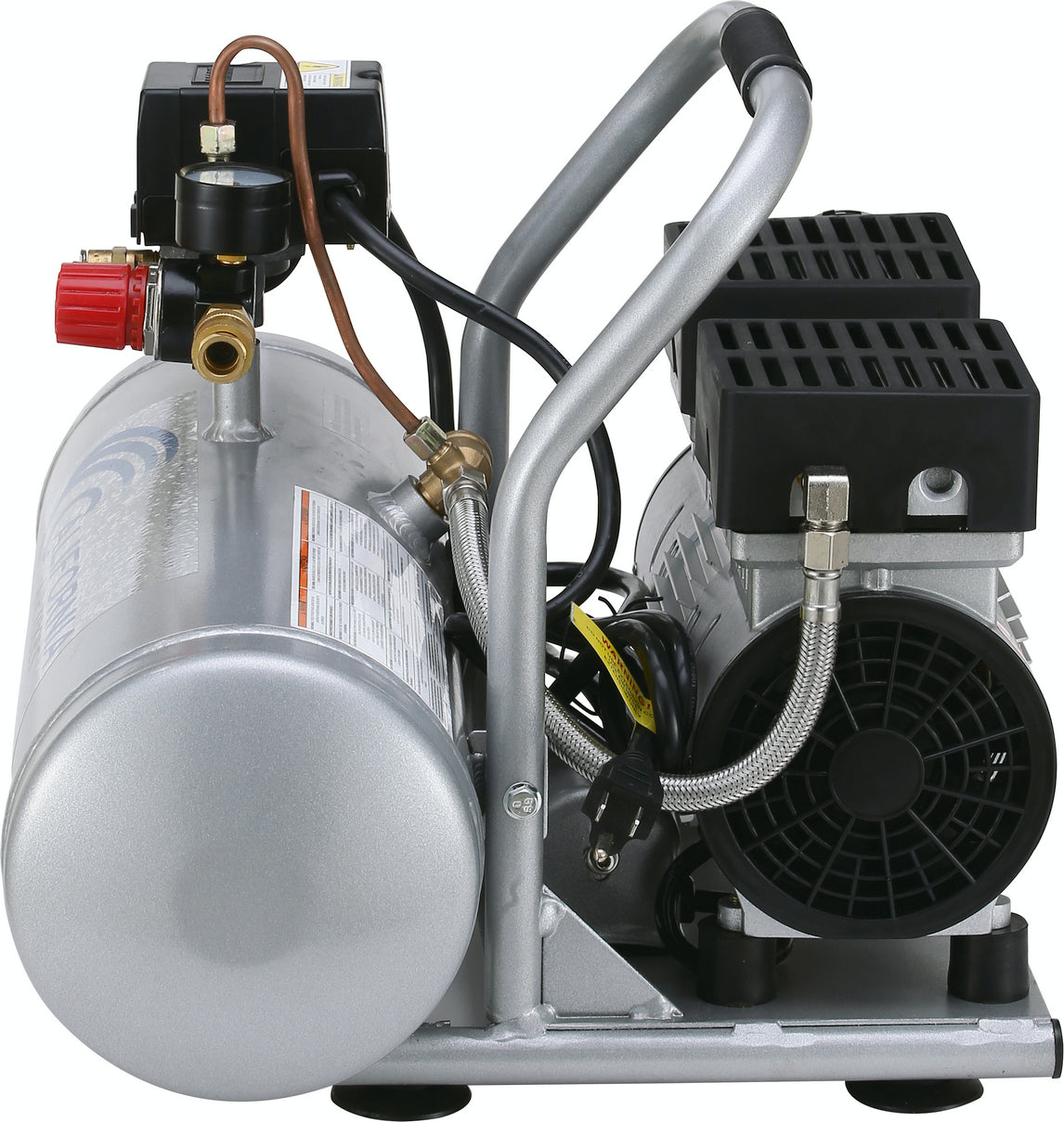 California Air Tools 1.0 Hp, 2.0 Gal. Aluminum Tank Ultra Quiet & Oil-Free Air Compressor