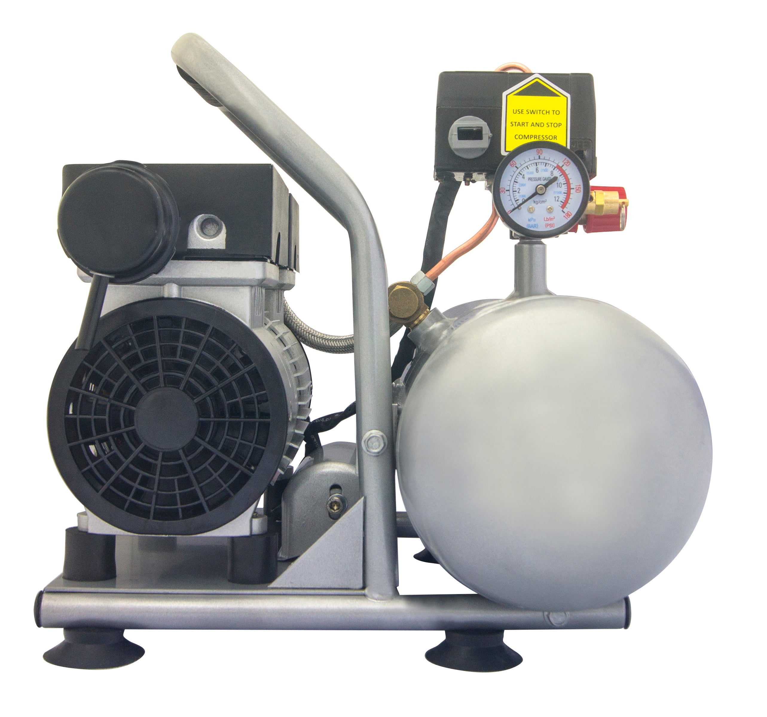 California Air Tools 1.0 Hp, 2.0 Gal. Aluminum Tank Ultra Quiet & Oil-Free Air Compressor