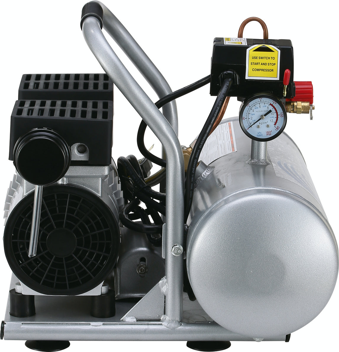 California Air Tools 1.0 Hp, 2.0 Gal. Aluminum Tank Ultra Quiet & Oil-Free Air Compressor