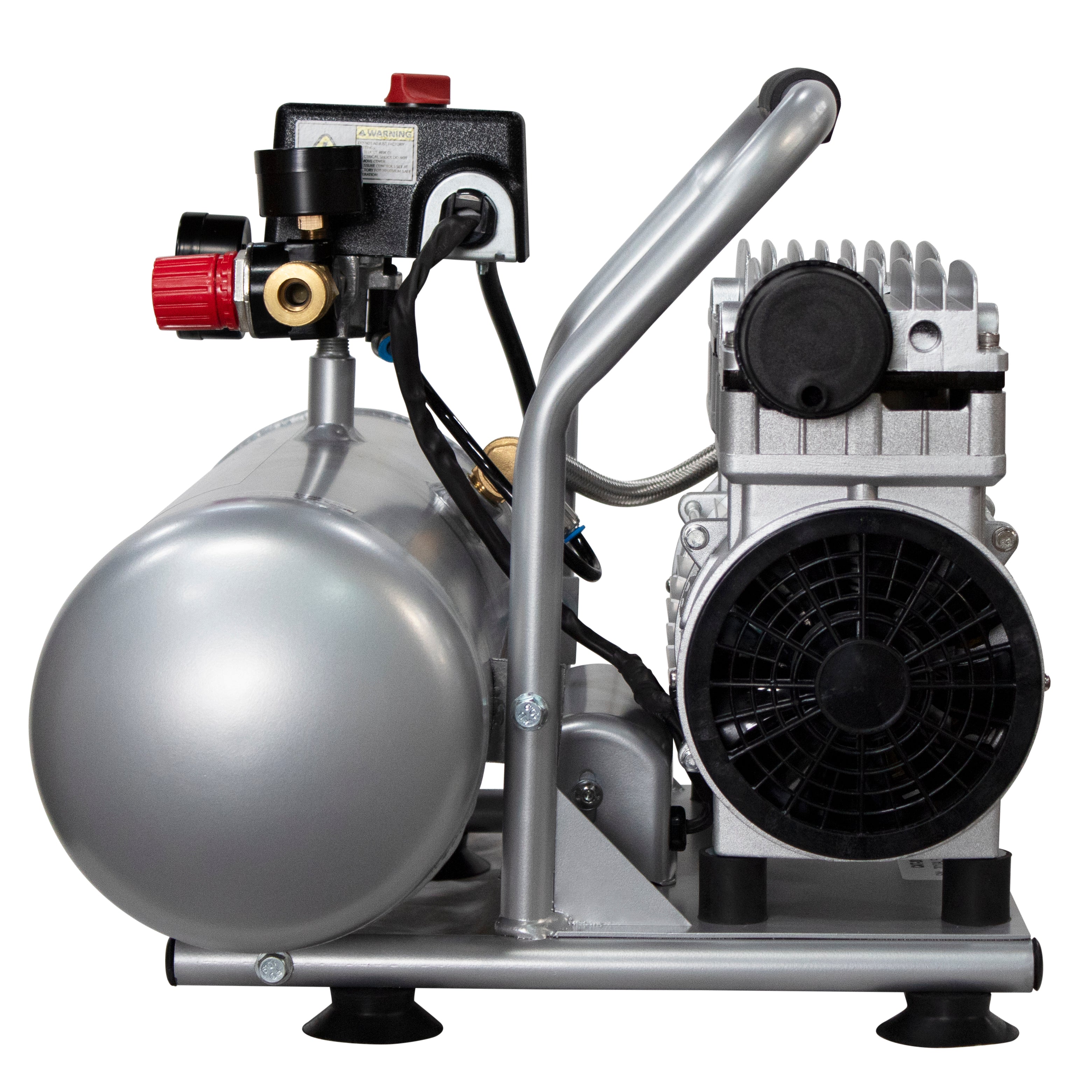 California Air Tools 1.0 Hp, 2.0 Gal. Aluminum Tank Ultra Quiet & Oil-Free Air Compressor