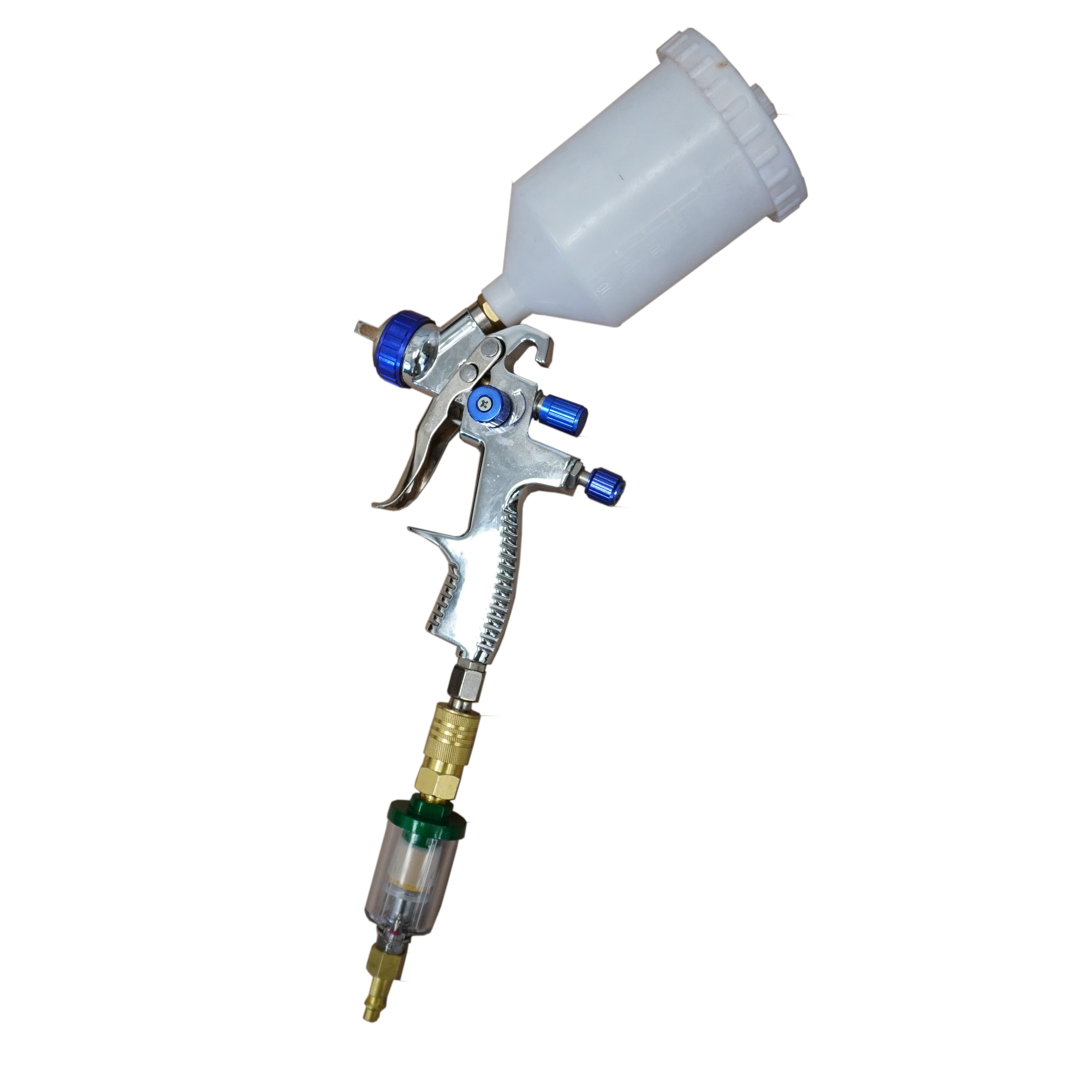 California Air Tools 8010PK Ultra Quiet & Oil-Free Air Compressor & LVLP Spray Painting Kit (6-piece bundle)