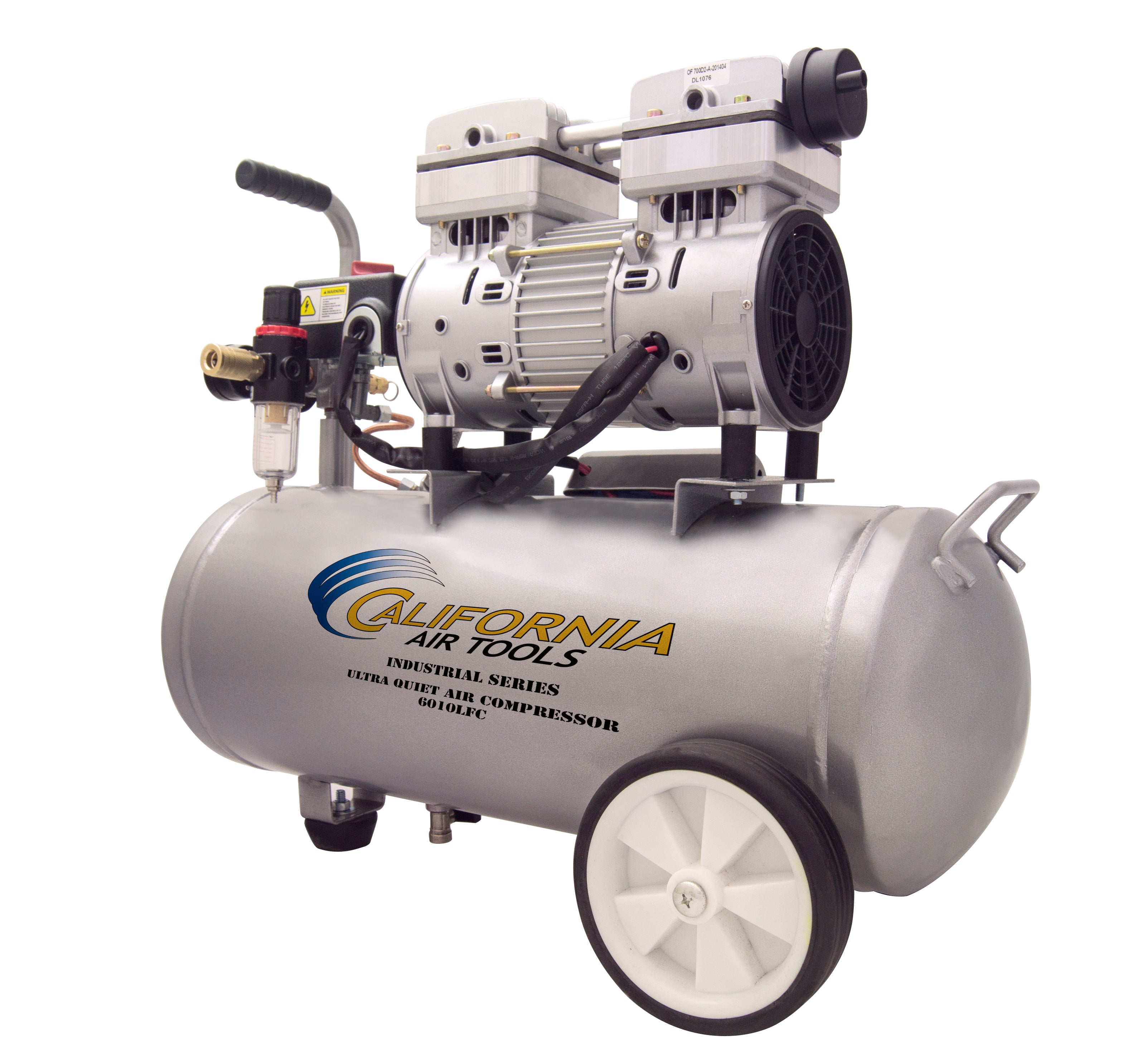 California Air Tools 1.0 Hp, 6.0 Gal. Steel Tank Ultra Quiet & Oil-Free Air Compressor