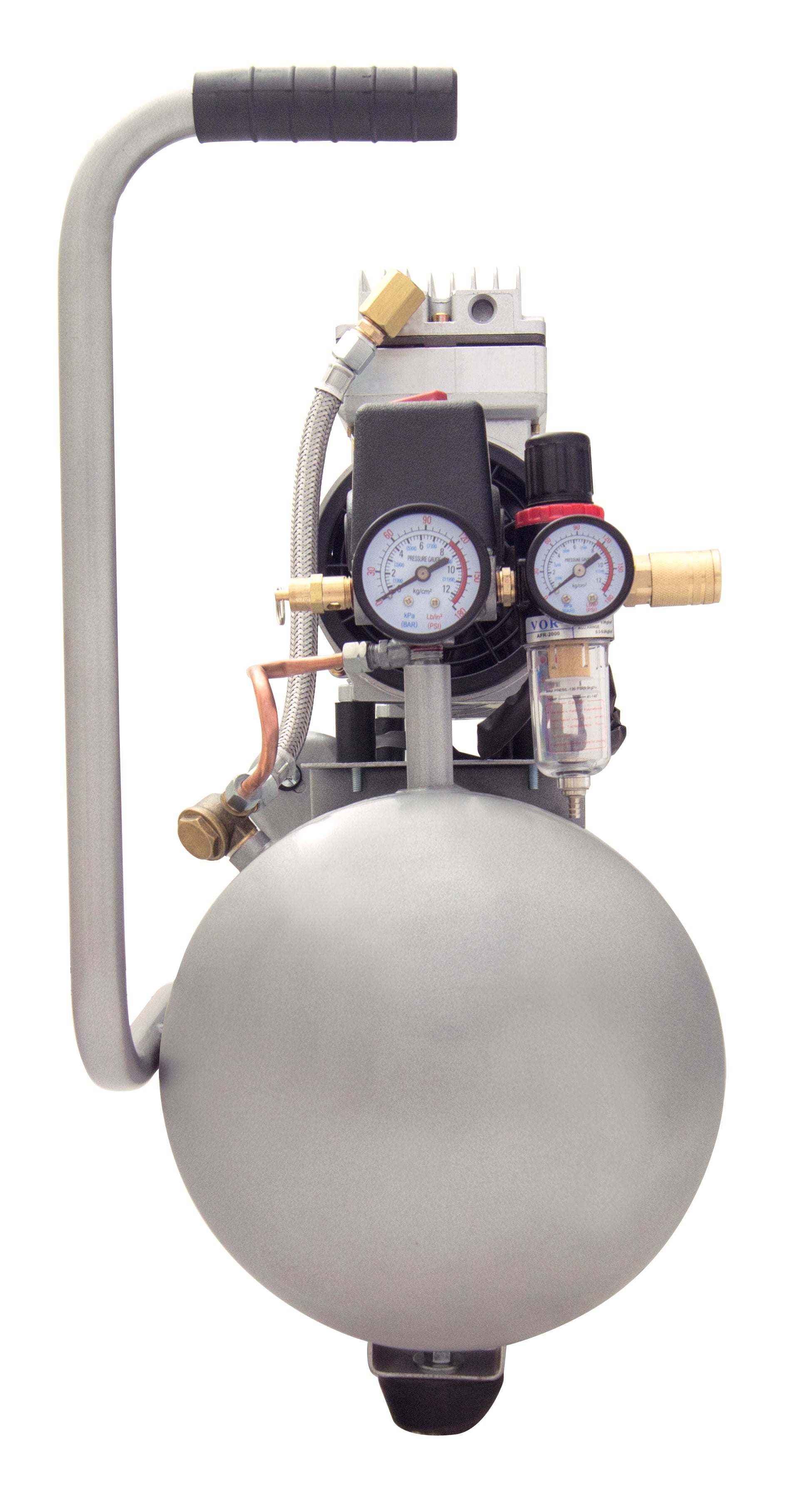 California Air Tools 1.0 Hp, 6.0 Gal. Steel Tank Ultra Quiet & Oil-Free Air Compressor