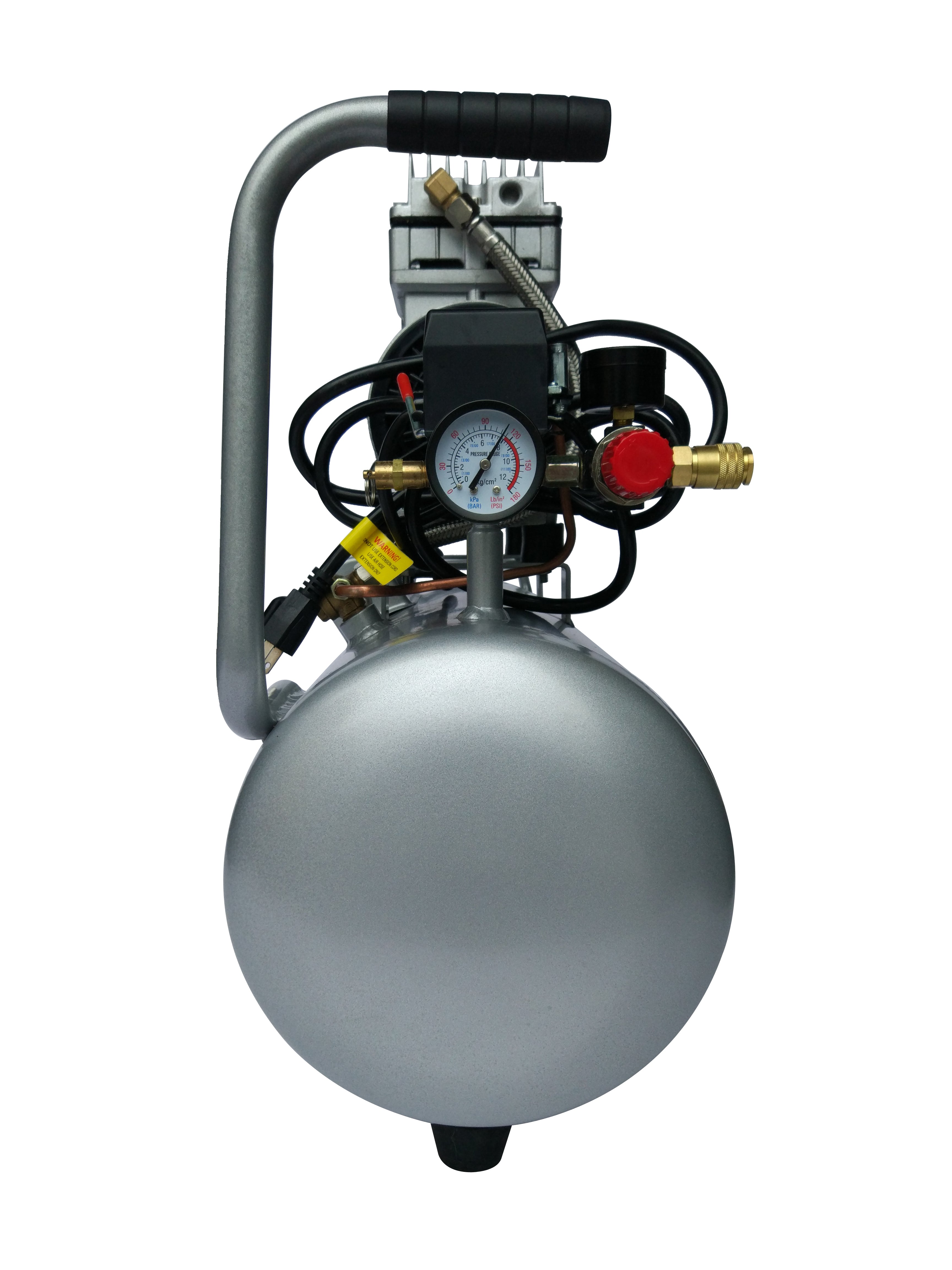 California Air Tools 1.0 Hp, 8.0 Gal. Aluminum Tank Ultra Quiet & Oil-Free Air Compressor