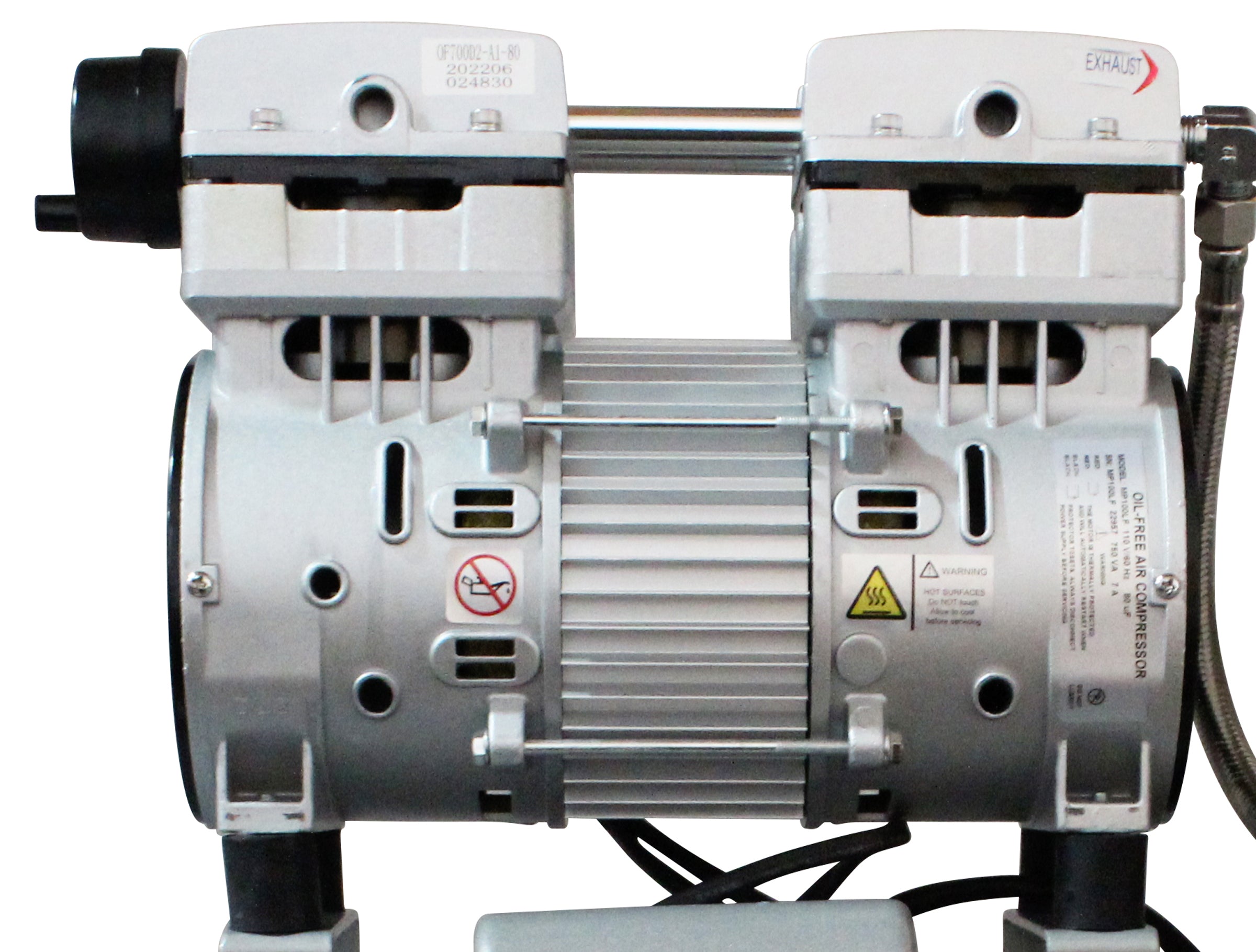 California Air Tools 1.0 Hp Ultra Quiet & Oil-Free Air Compressor Motor