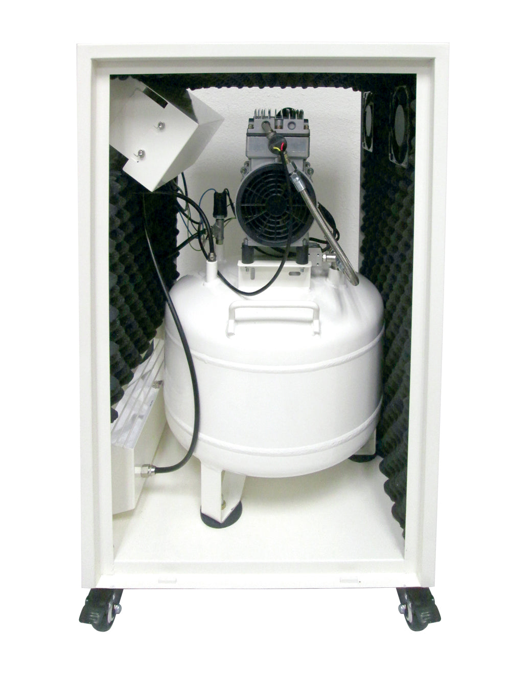 California Air Tools 1.0 Hp 8.0 Gal. Steel Tank Ultra Quiet & Oil-Free Air Compressor in Sound Proof Cabinet