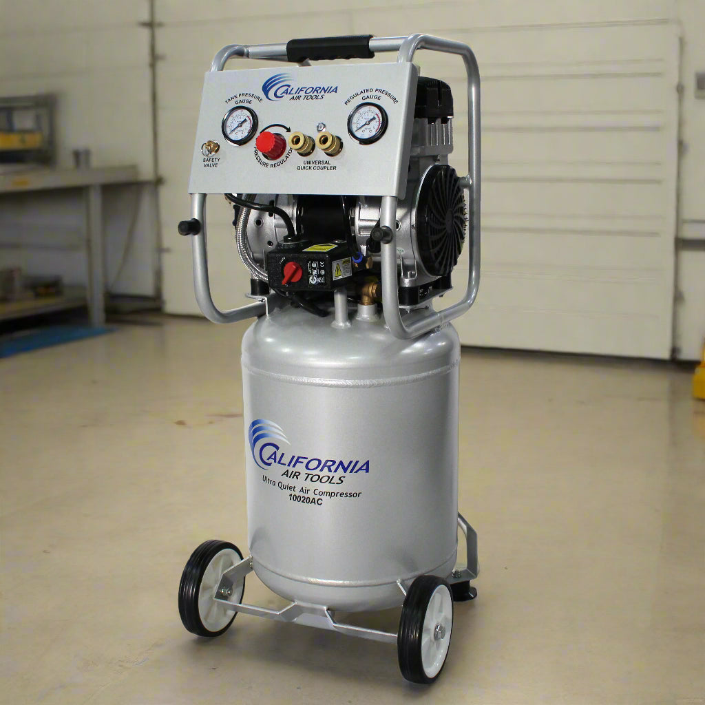 California Air Tools 2.0 Hp, 10.0 Gal. Aluminum Tank Ultra Quiet & Oil-Free Air Compressor