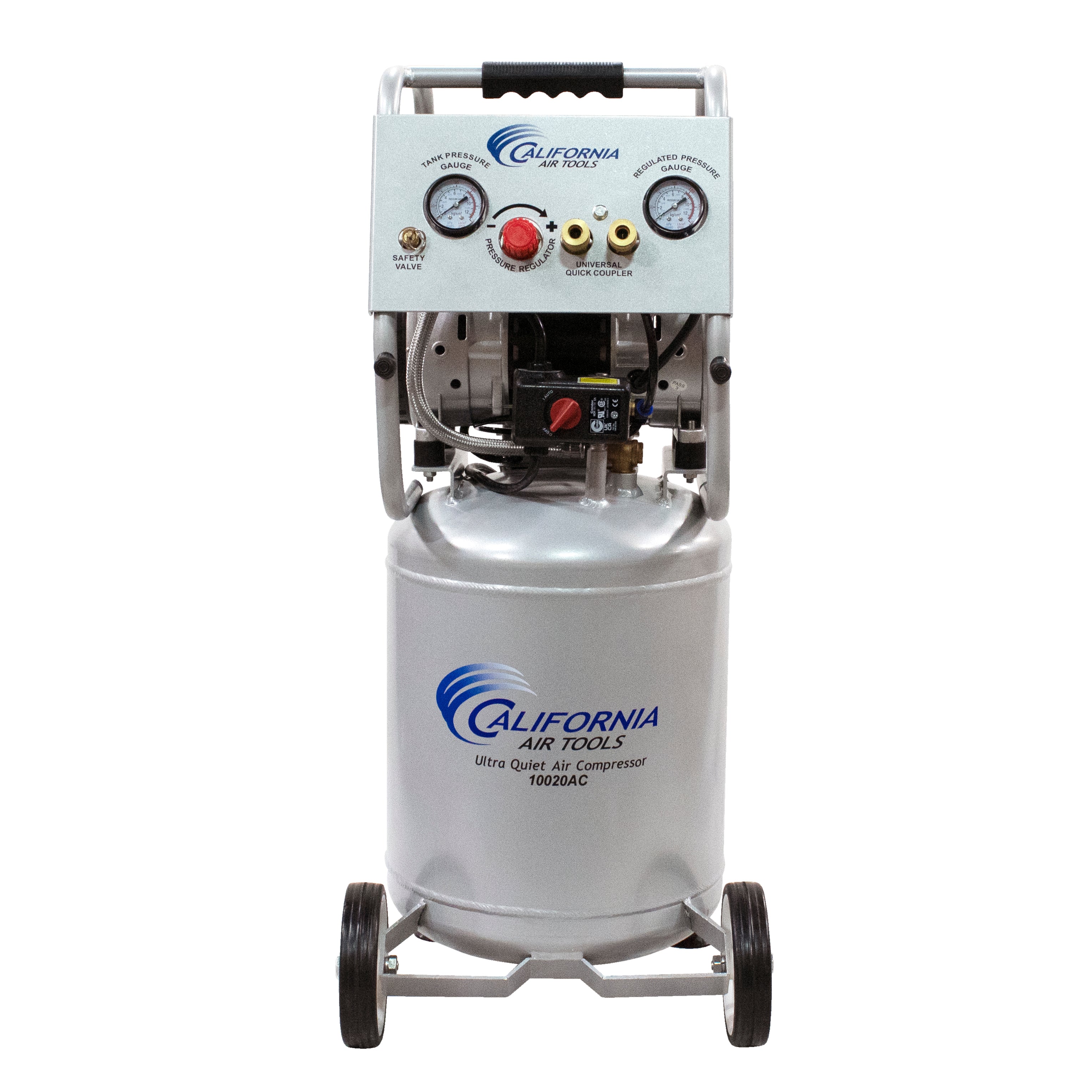 California Air Tools 2.0 Hp, 10.0 Gal. Aluminum Tank Ultra Quiet & Oil-Free Air Compressor