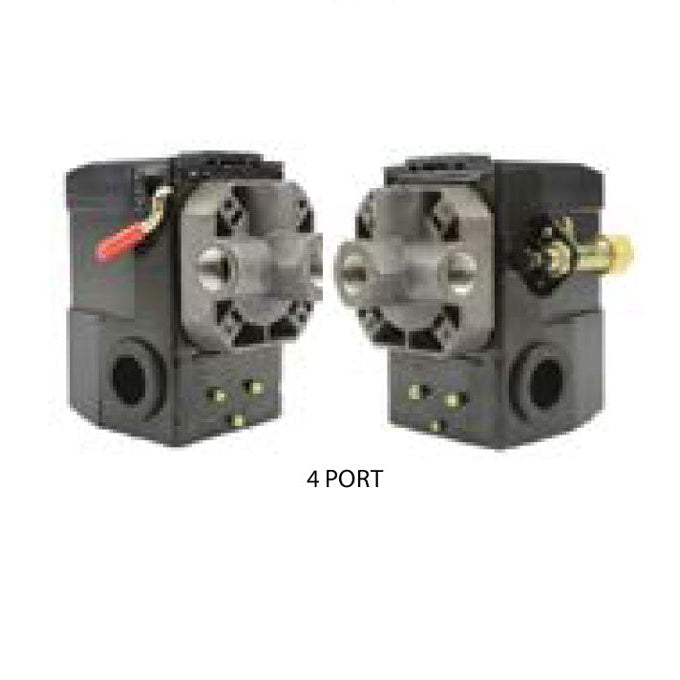 95-125 PSI Range 4Port 1/4" LEFOO PRESSURE SWITCH - CC-26A-7UL4