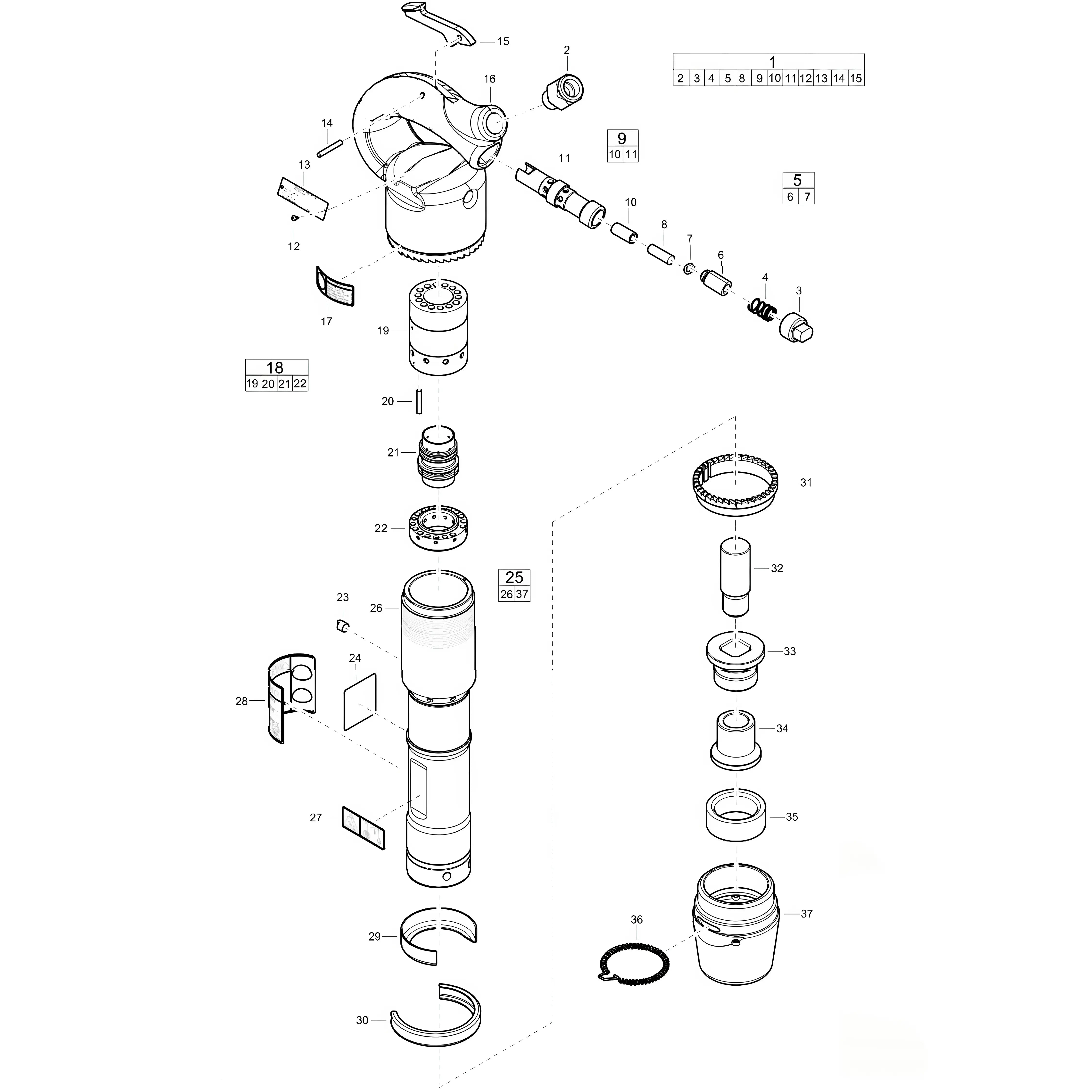 Chicago Pneumatic CP 4160 Rivet Busters (The "Hell Dog")