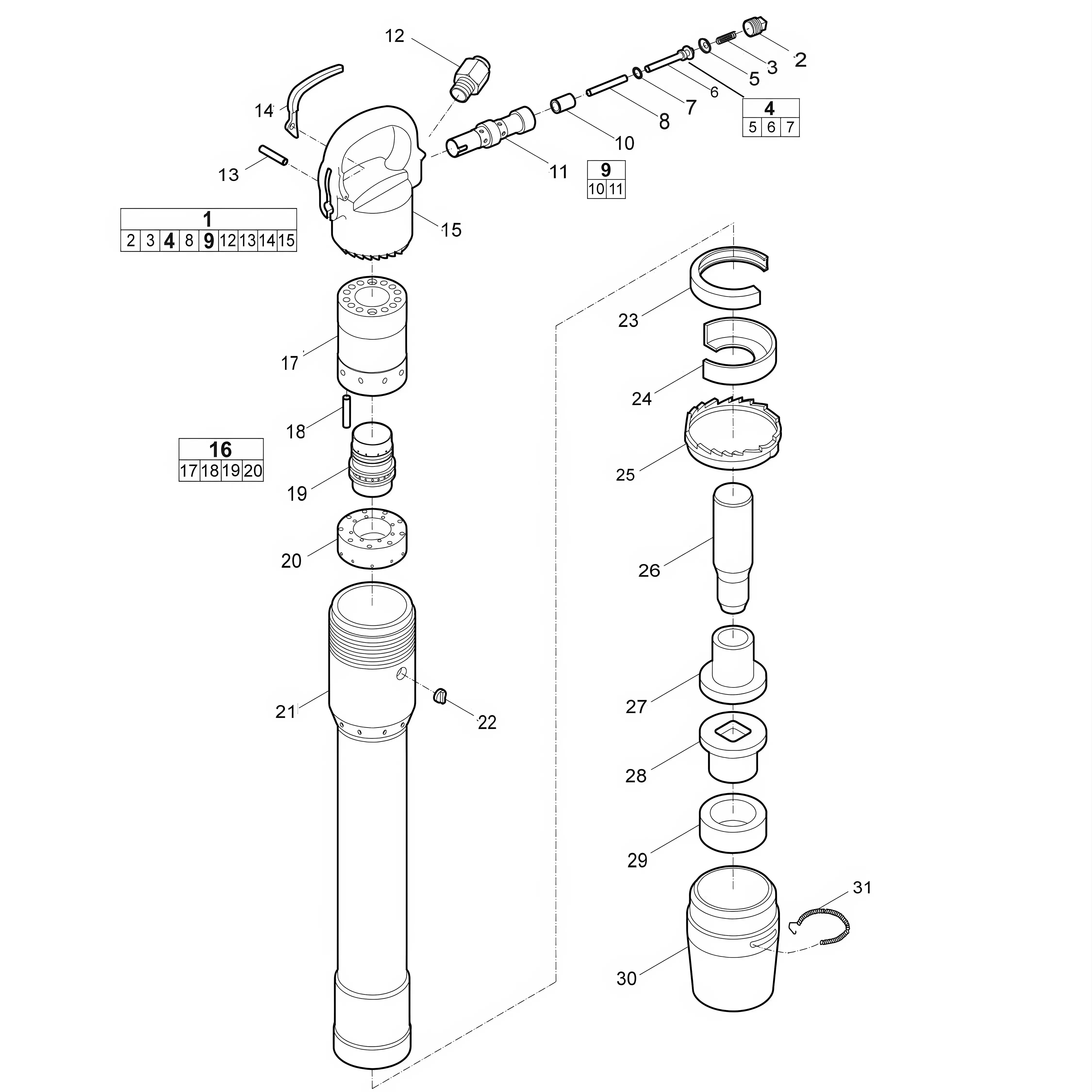 Chicago Pneumatic CP 4611 Rivet Busters (The "Hell Dog")