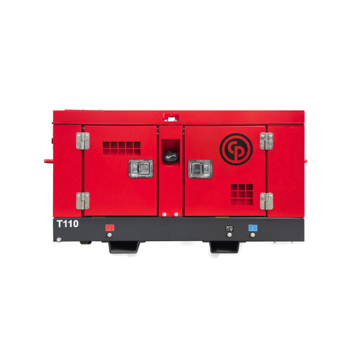 Chicago Pneumatic T110 KD8 silenced box air compressor with forklift slots
