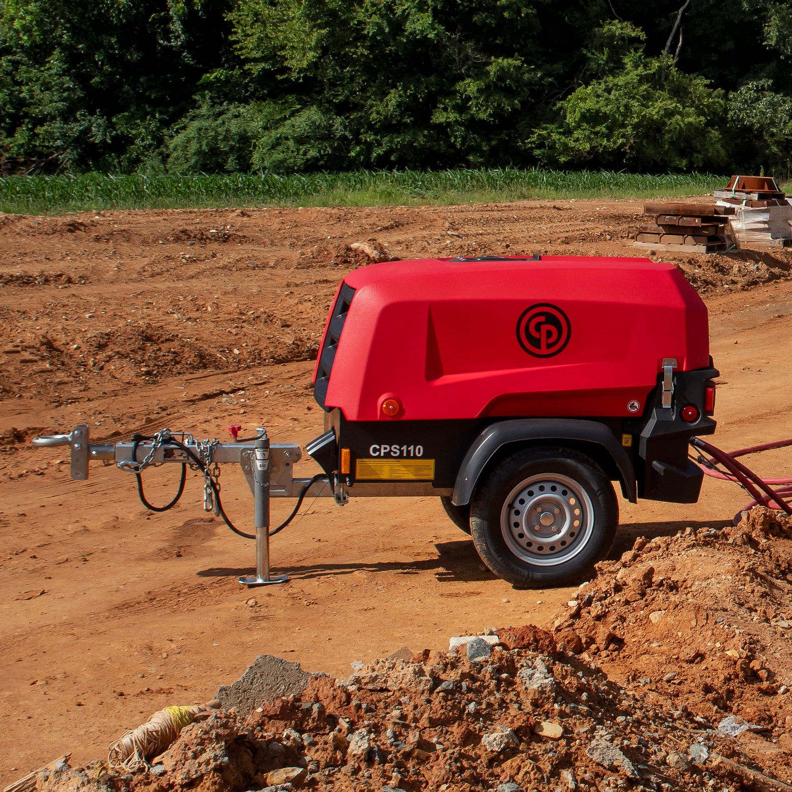 CPS 110 KD8 T4F Towable Rotary Screw Air Compressor