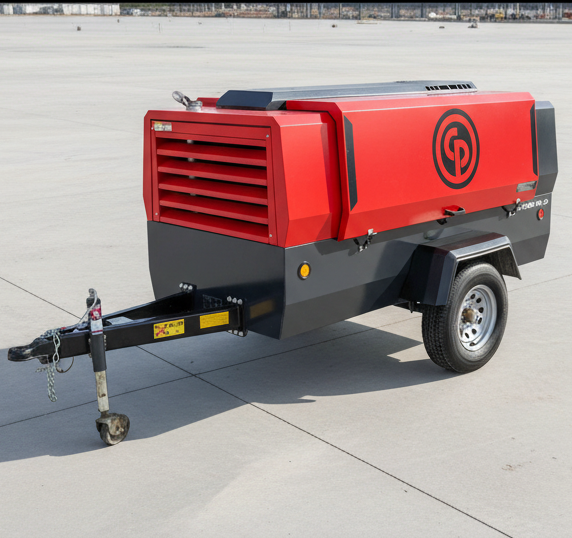 Chicago Pneumatic CPS 400-150 KoD Towable Rotary Screw Air Compressor