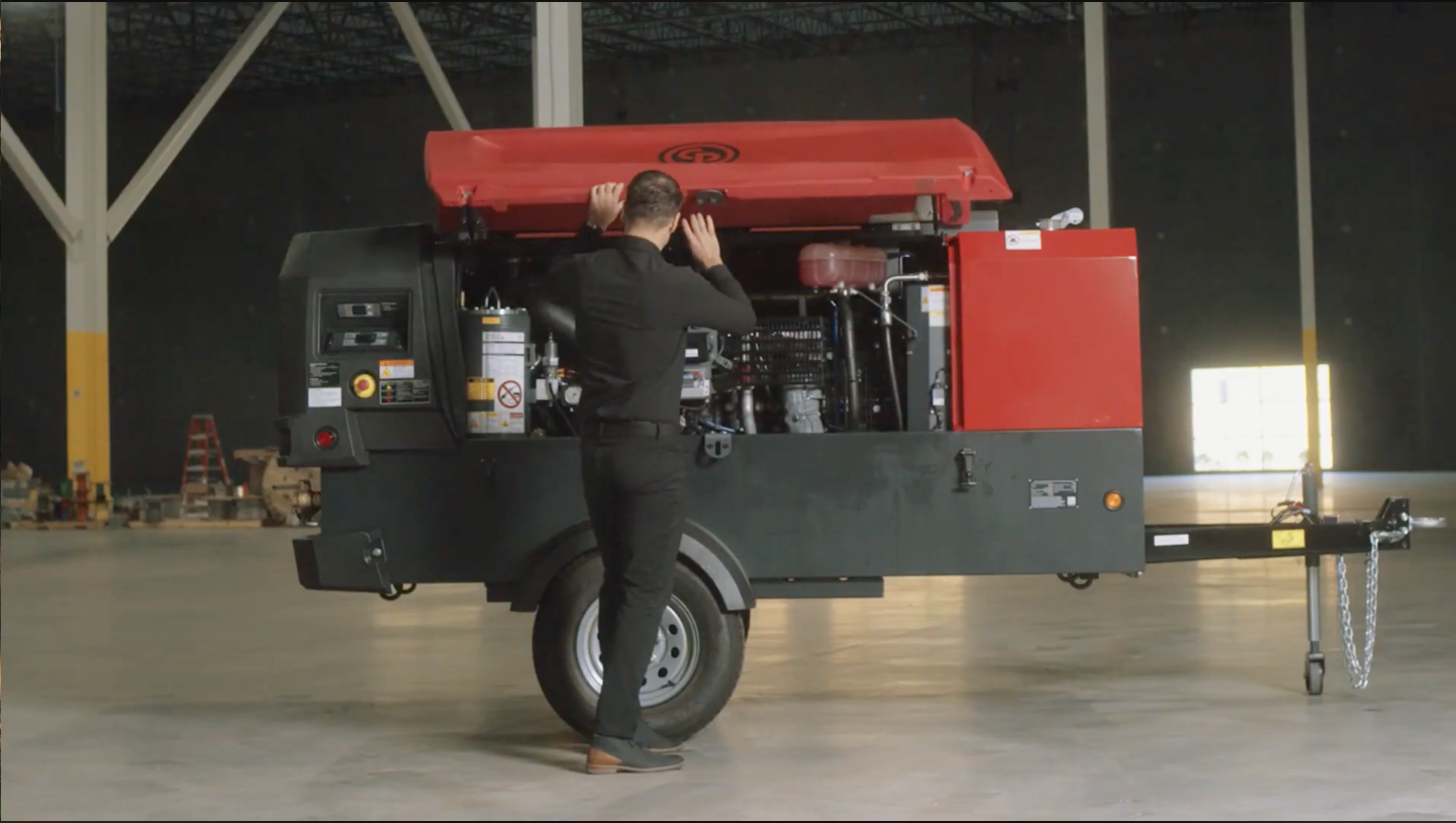 Chicago Pneumatic CPS 400-150 KoD Towable Rotary Screw Air Compressor