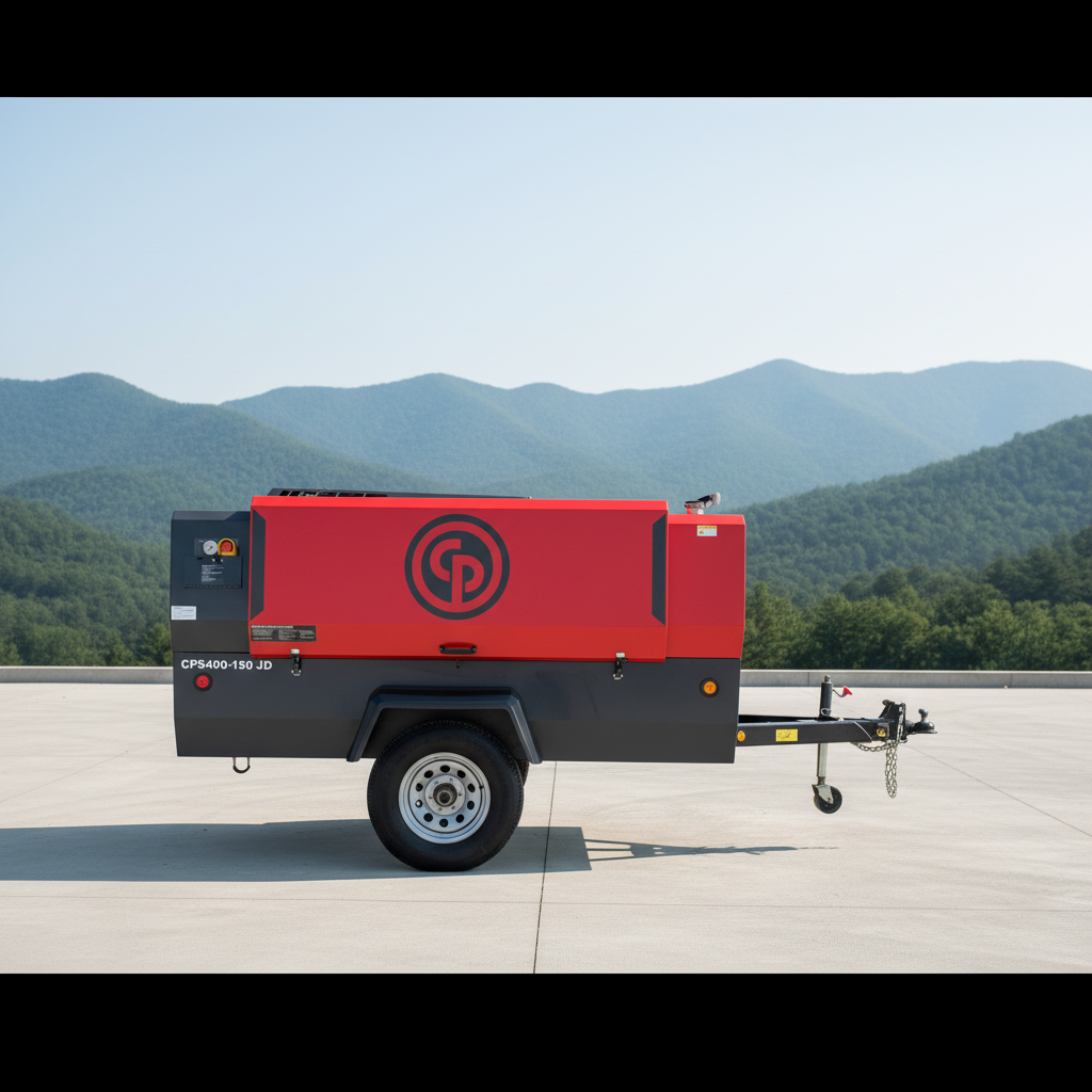 Chicago Pneumatic CPS 400-150 KoD Towable Rotary Screw Air Compressor