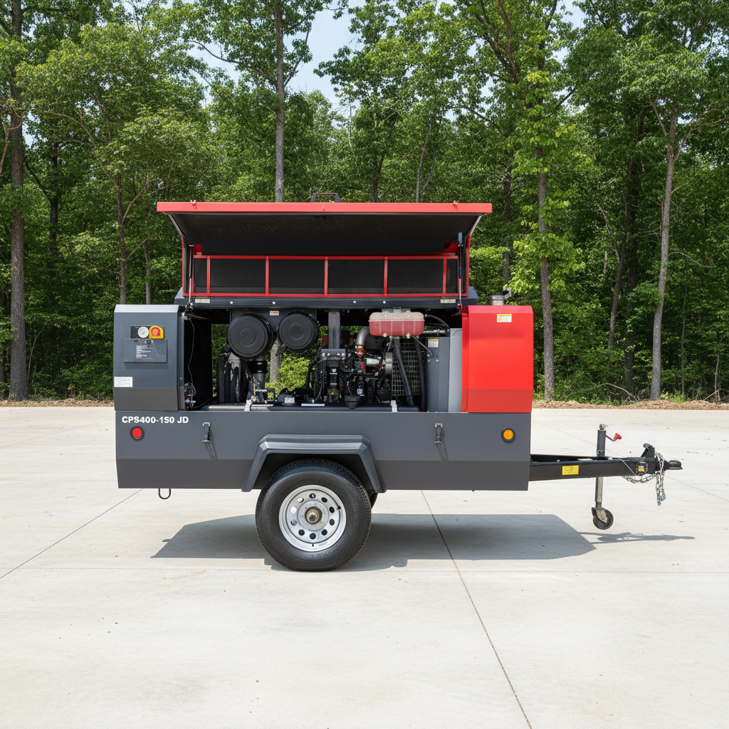 Chicago Pneumatic CPS 400-150 KoD Towable Rotary Screw Air Compressor