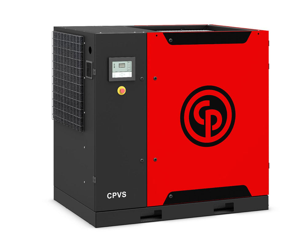 CPVS Variable Speed Rotary Screw Permanent Magnet Motor Air Compressor By Chicago Pneumatic