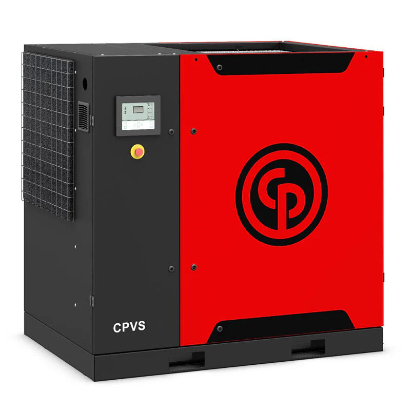 CPVS Variable Speed Rotary Screw Permanent Magnet Motor Air Compressor By Chicago Pneumatic