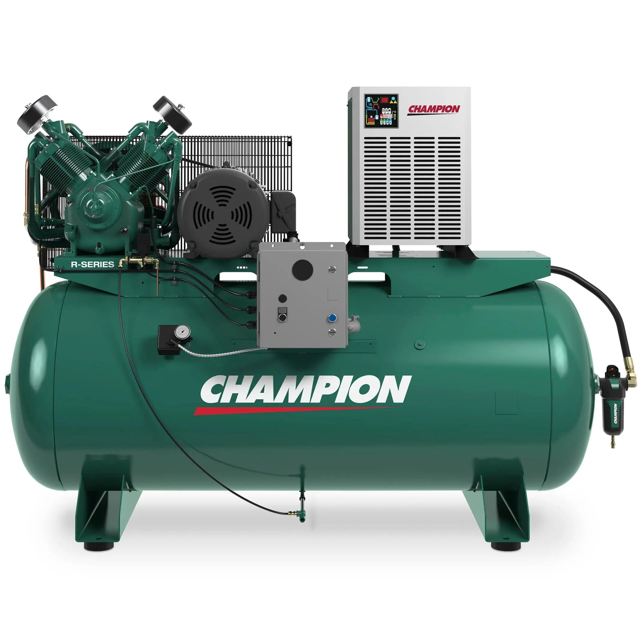 Champion Airstation R-Series Horizontal Simplex Piston Air Compressor ...