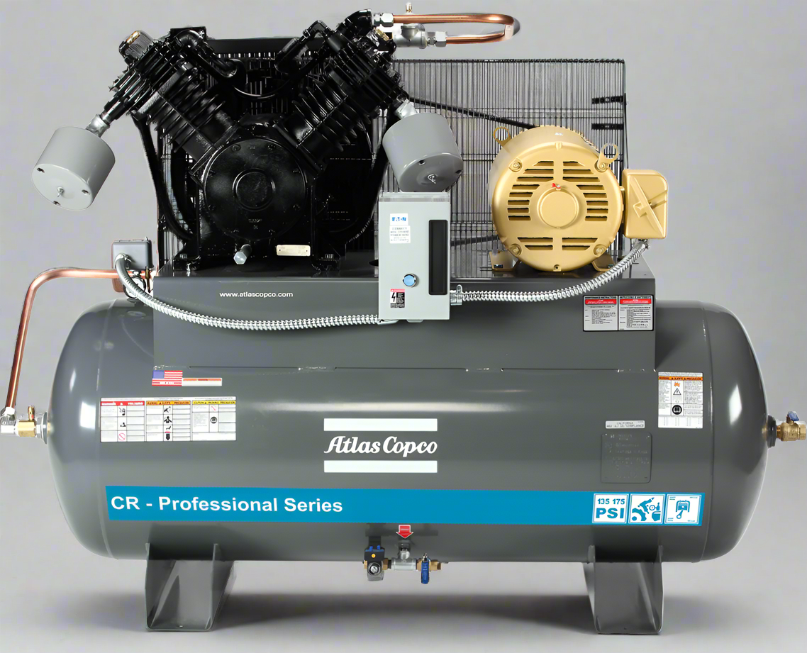 Atlas Copco CR Cast-Iron Piston Professional Series Air Compressor