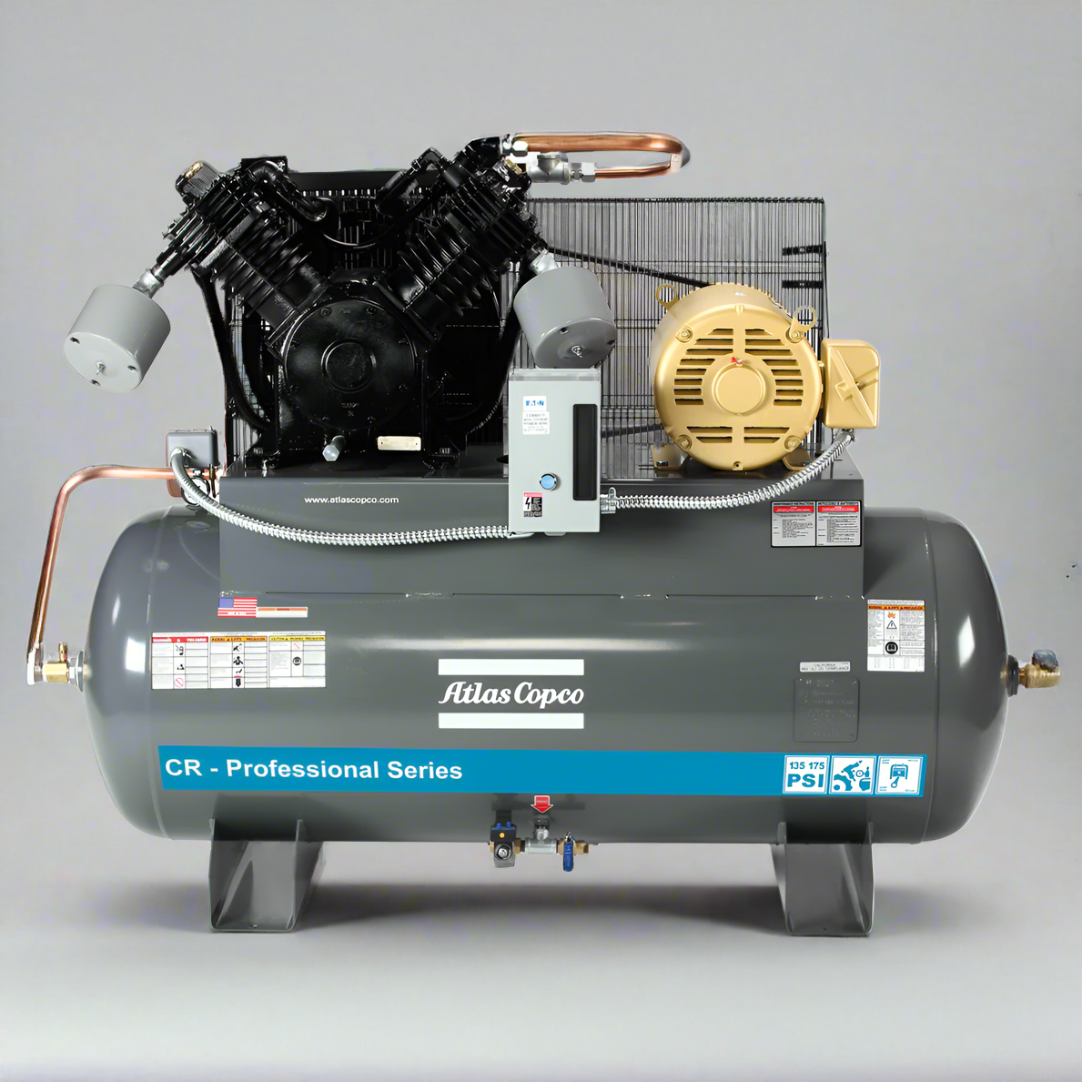 Atlas Copco CR Cast-Iron Piston Professional Series Air Compressor
