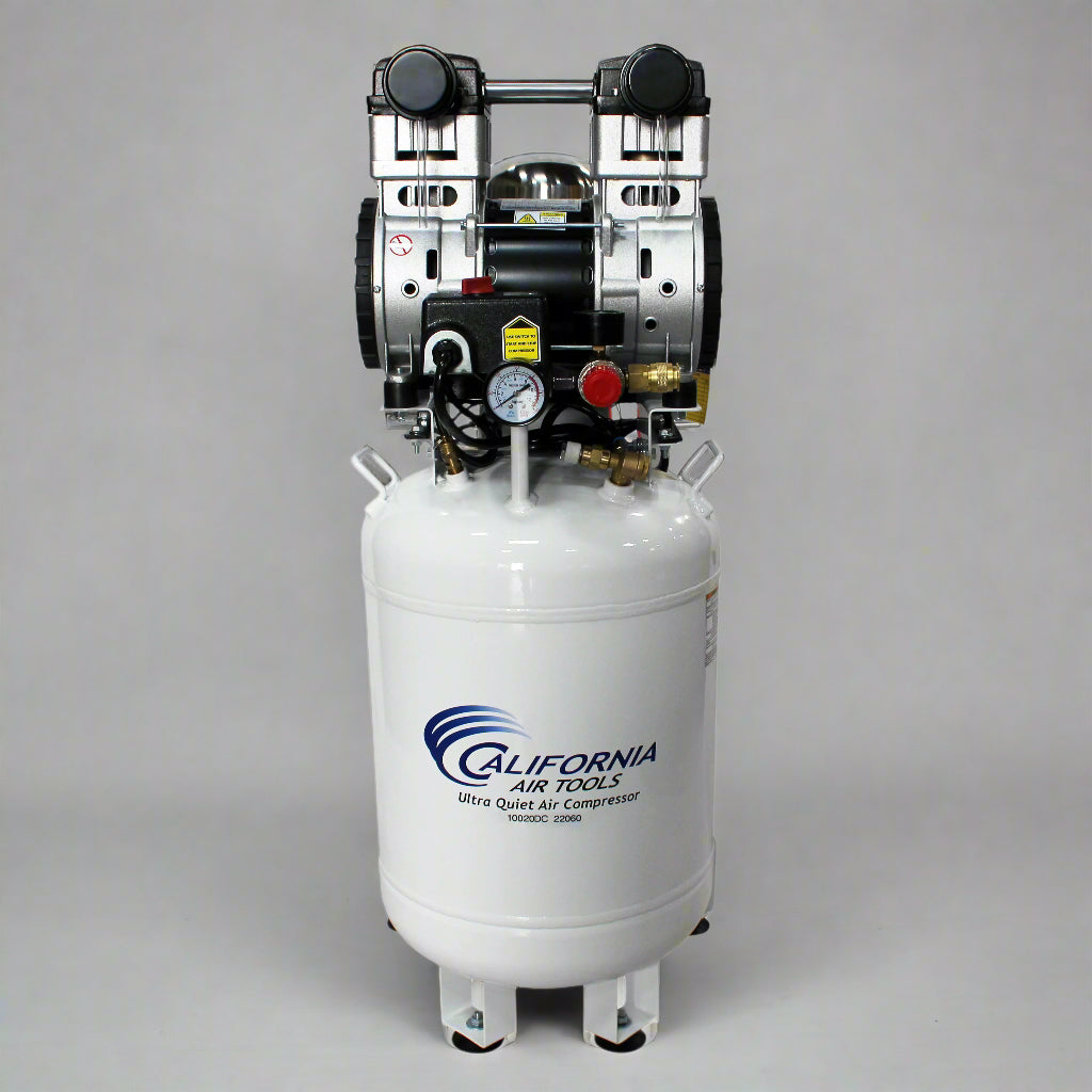 California Air Tools 2.0 Hp, 10.0 Gal. Steel Tank Ultra Quiet & Oil-Free Air Compressor with Air Drying System (220V 60Hz)
