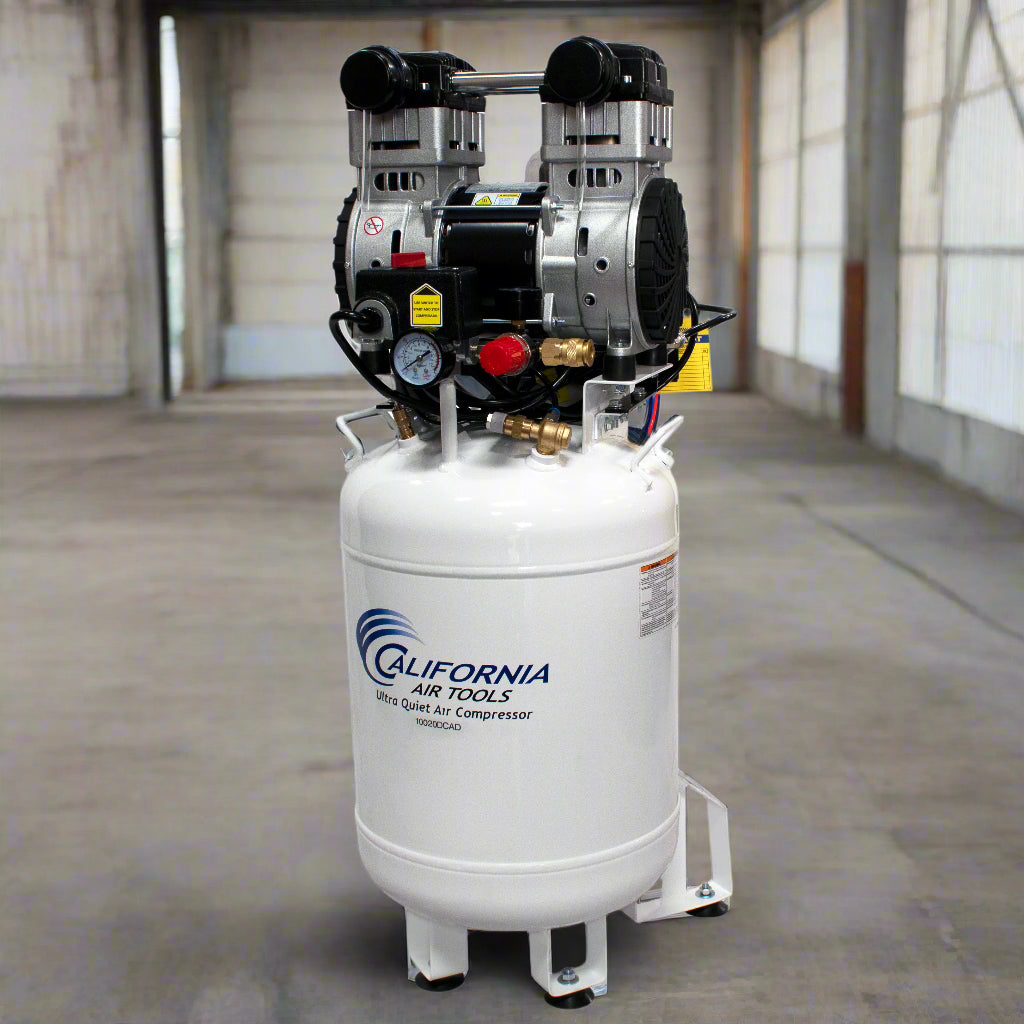 California Air Tools 2.0 Hp, 10.0 Gal. Steel Tank Ultra Quiet & Oil-Free Air Compressor with Air Drying System