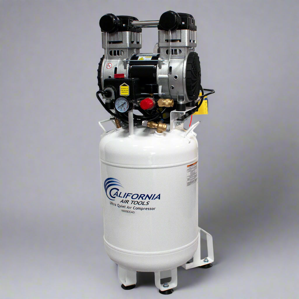 California Air Tools 2.0 Hp, 10.0 Gal. Steel Tank Ultra Quiet & Oil-Free Air Compressor with Air Drying System (20V 60Hz)