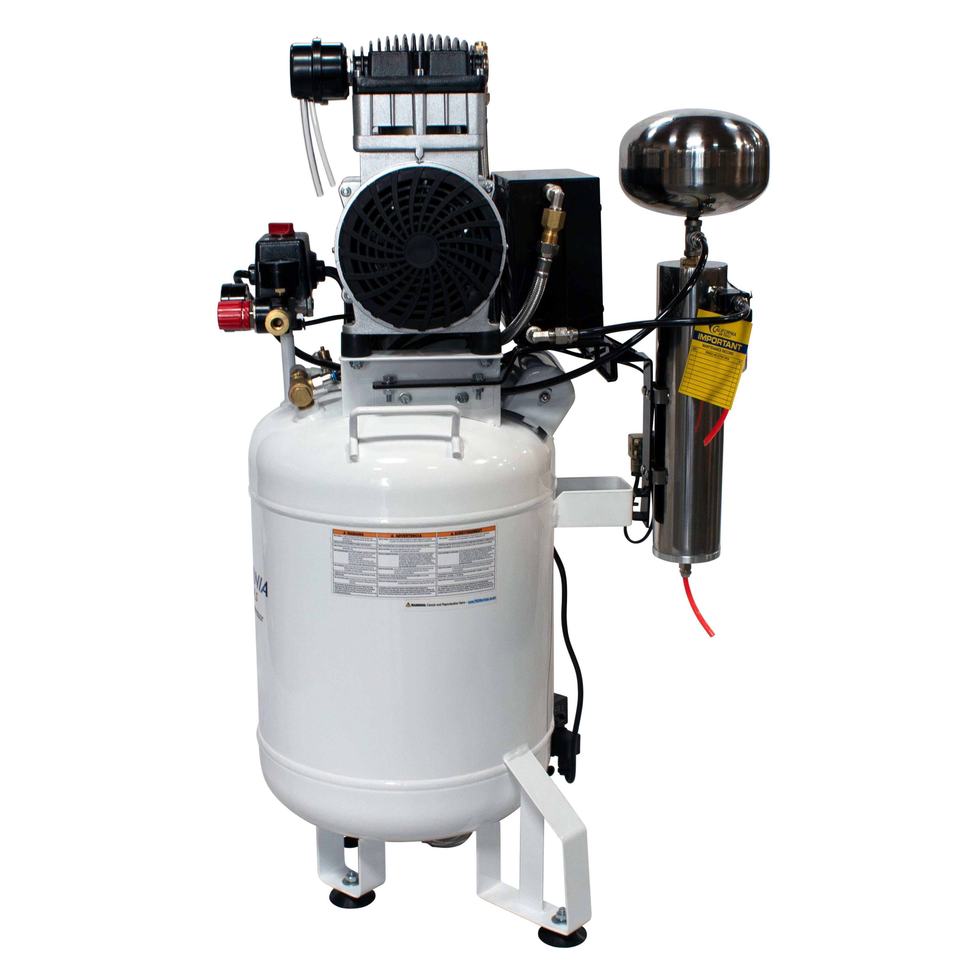 California Air Tools 2.0 Hp, 10.0 Gal. Steel Tank Ultra Quiet & Oil-Free Air Compressor with Air Drying System
