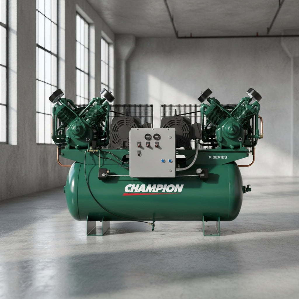 Champion Duplex R-Series Piston Air Compressor