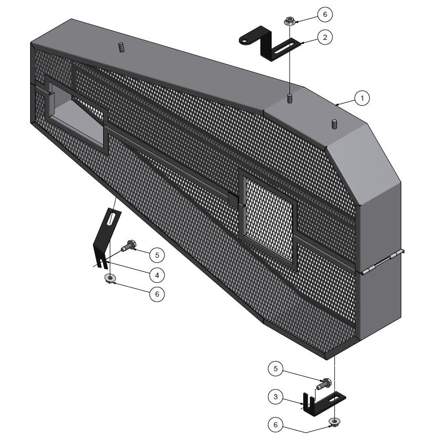 Belt Guard - Engine Driven (Guard Only - No Brackets) - 304CAE120