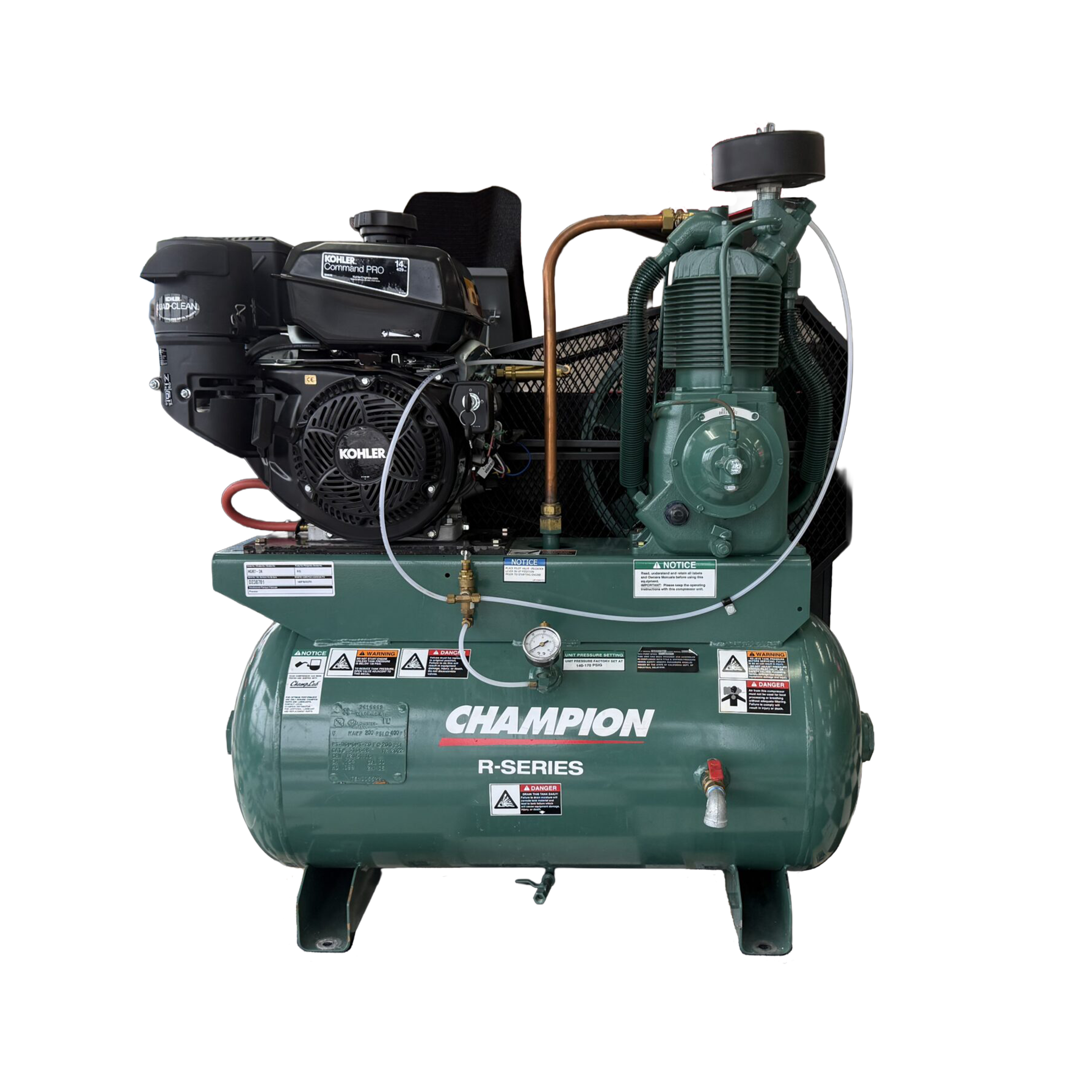 Engine Driven Reciprocating Compressor by Champion