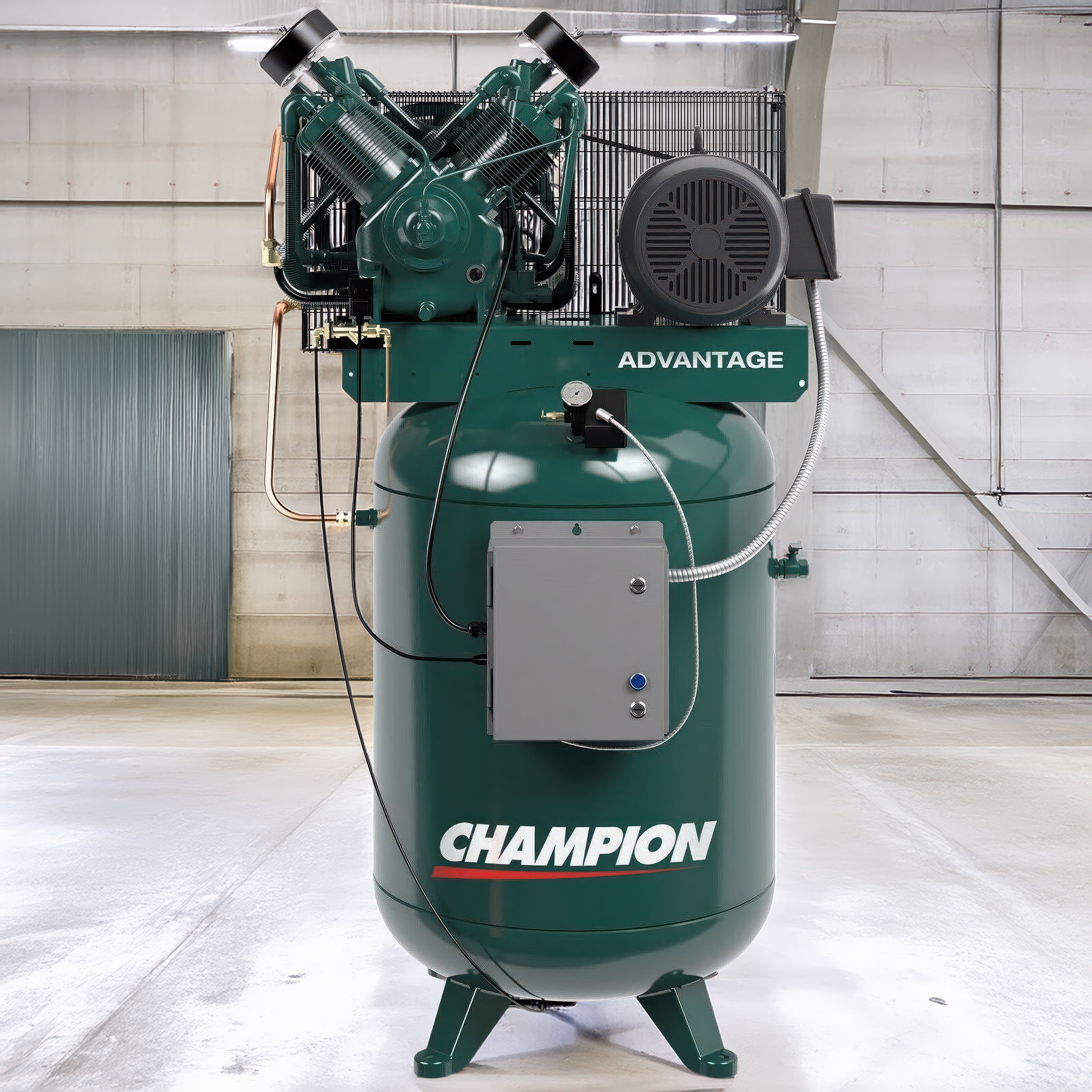 Champion ADVANTAGE Series Two Stage Simplex Piston Air Compressor