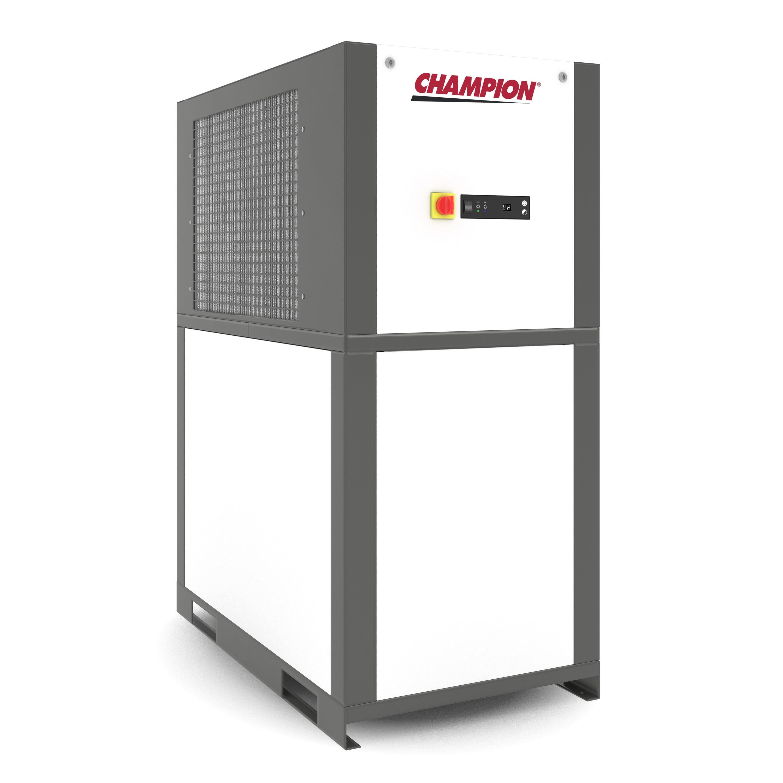 Champion CGDA non-cycling refrigerated air dryer with filter package 1200 SCFM - angle view
