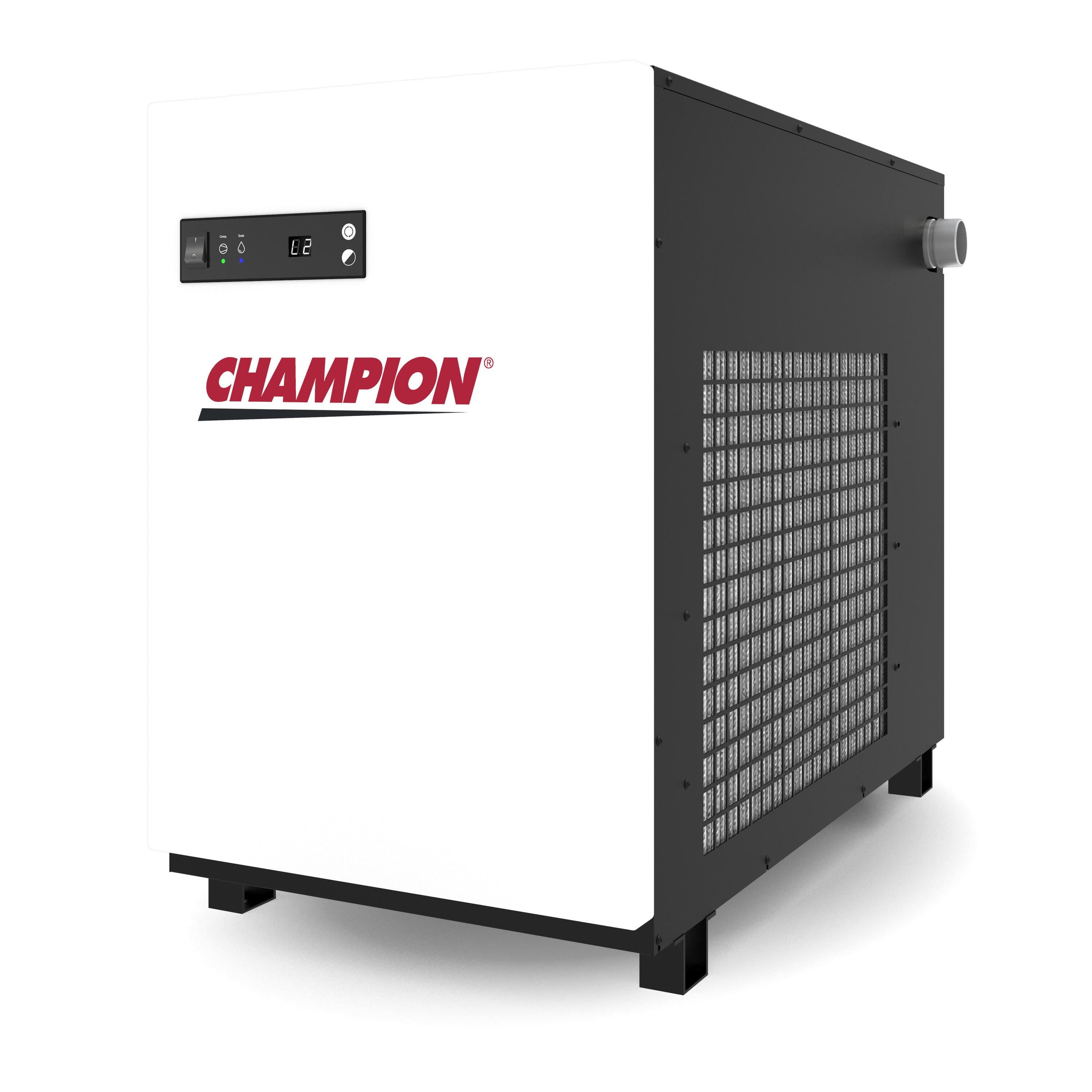 Champion CGDA non-cycling refrigerated air dryer 200-500 SCFM - side view