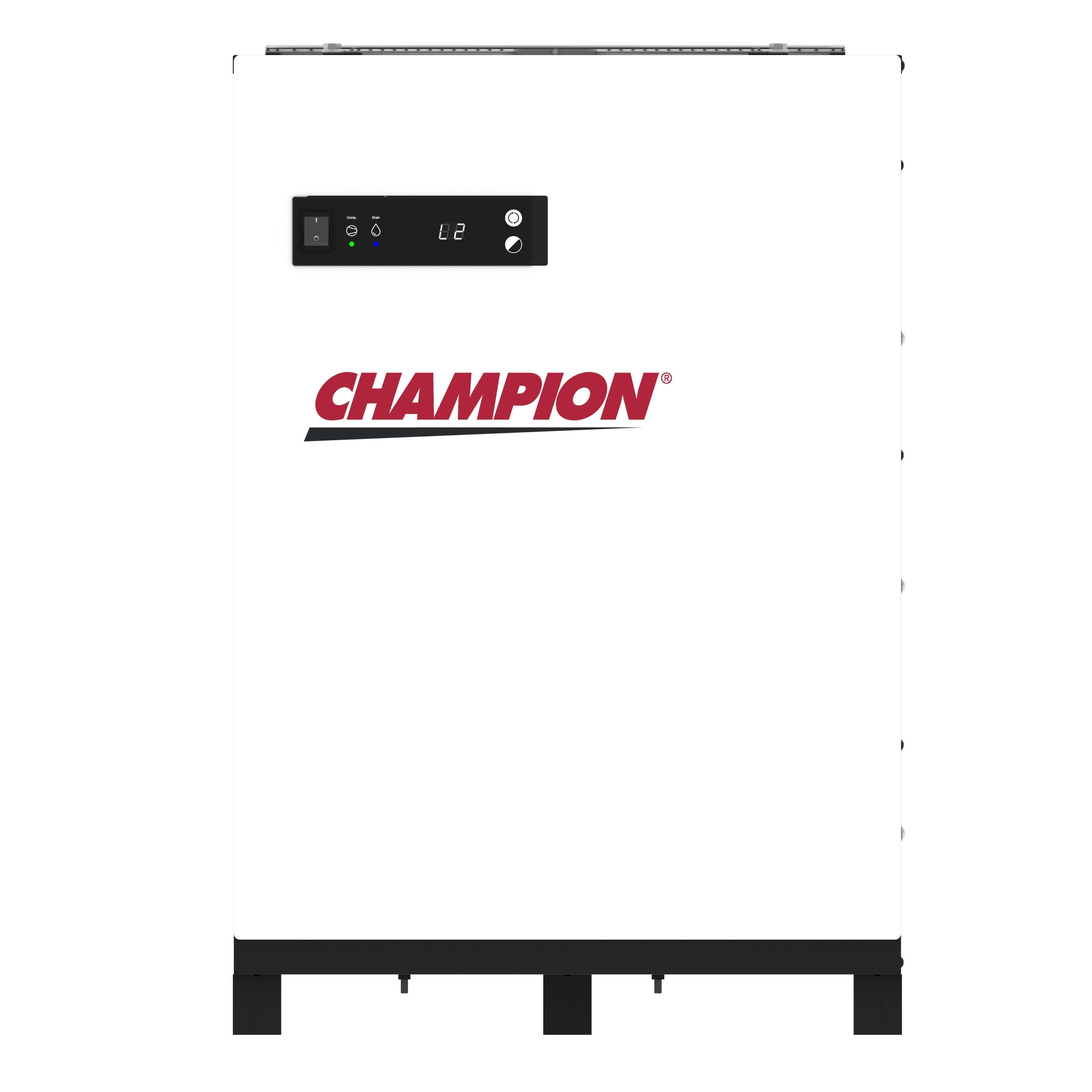 Champion CGDA non-cycling refrigerated air dryer with filter package 600-1000 SCFM - front view