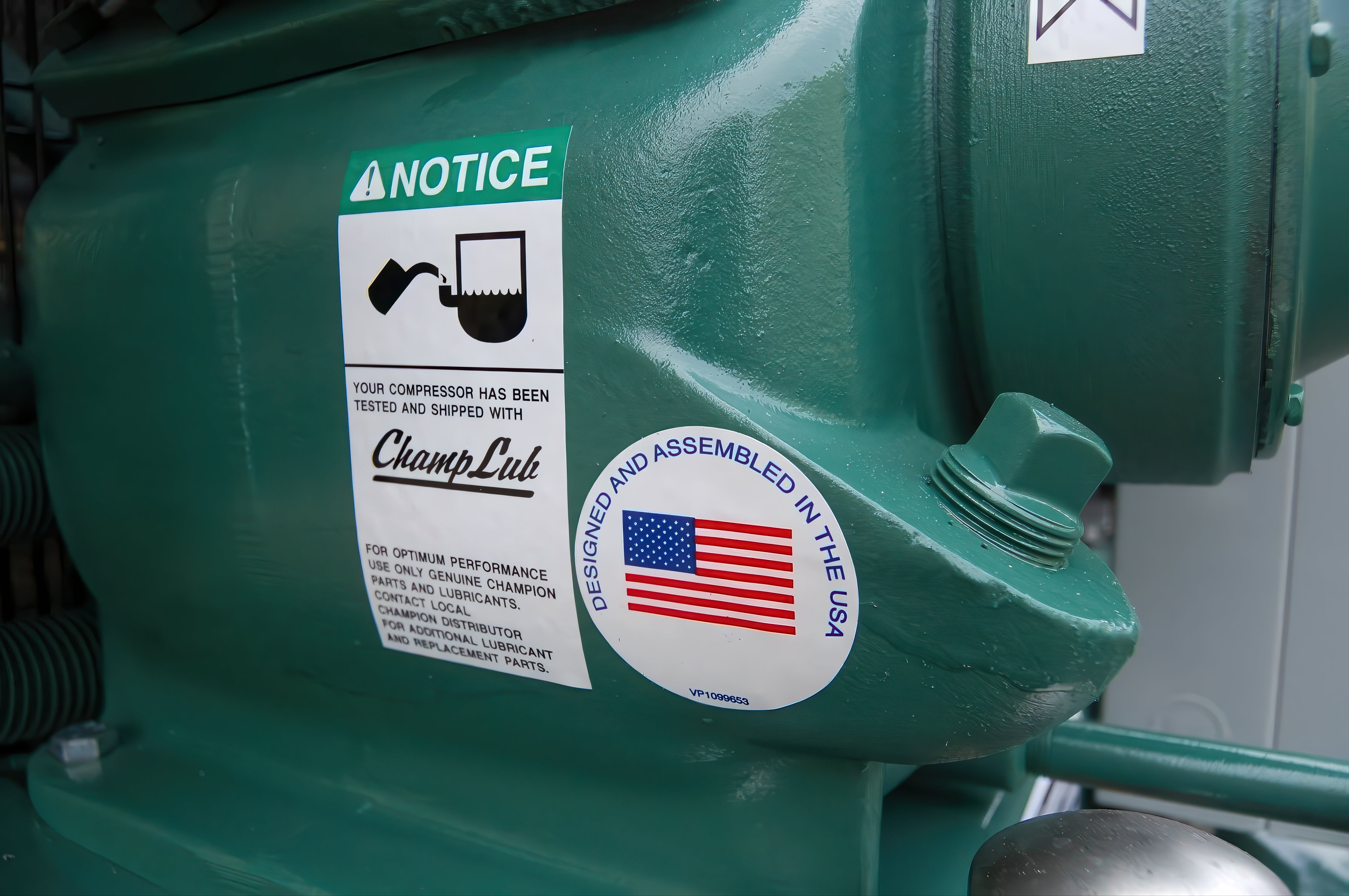 Champion 5 HP RV Series Splash Lubricated Electric Stationary Reciprocating Air Compressor