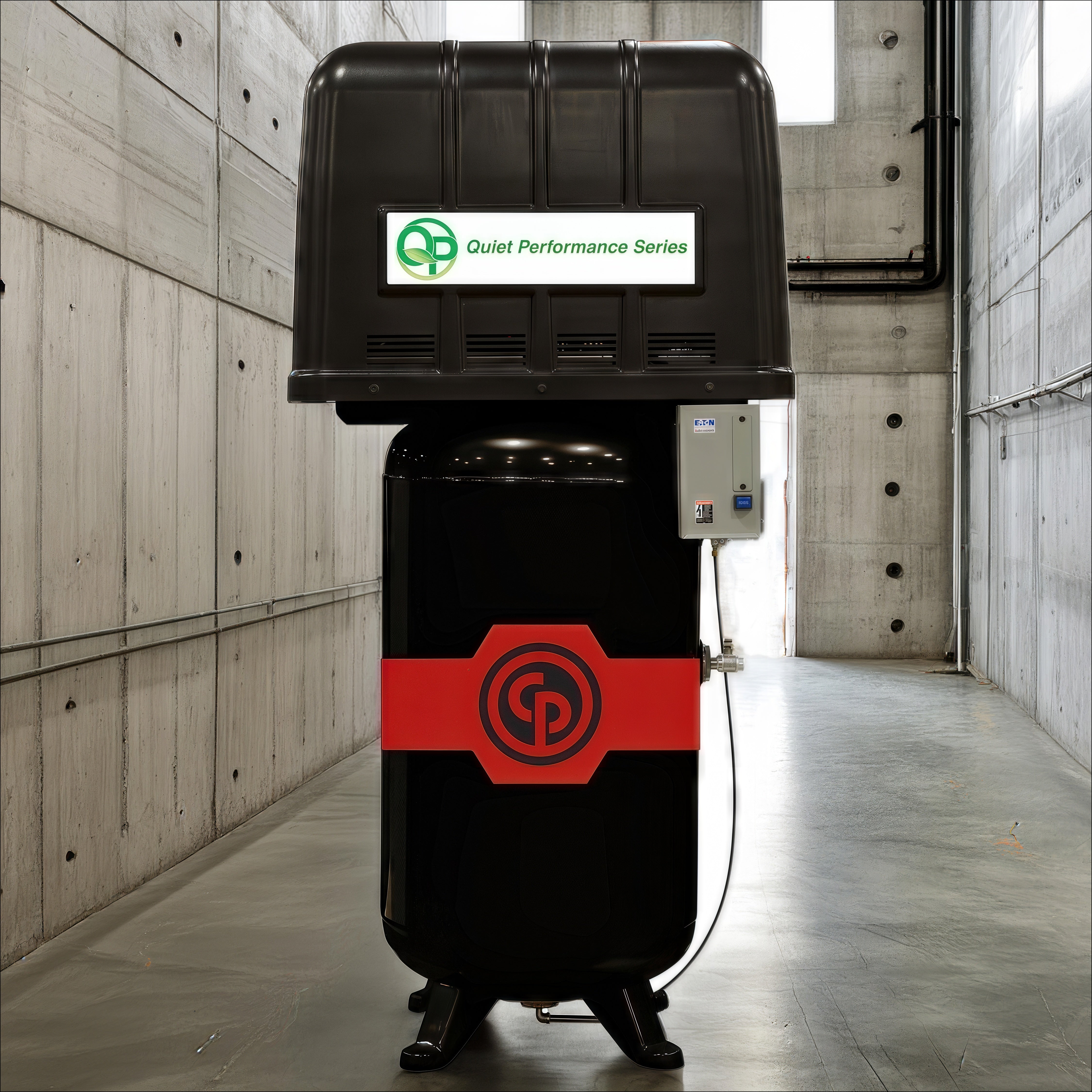 Chicago Pneumatic RCP Quiet-Enclosed Iron Two-Stage Air Compressor