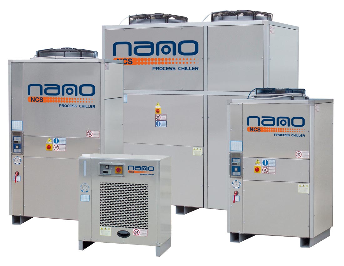 6.4TONS 42.3GAL Non-Ferrous Process Chillers By Nano