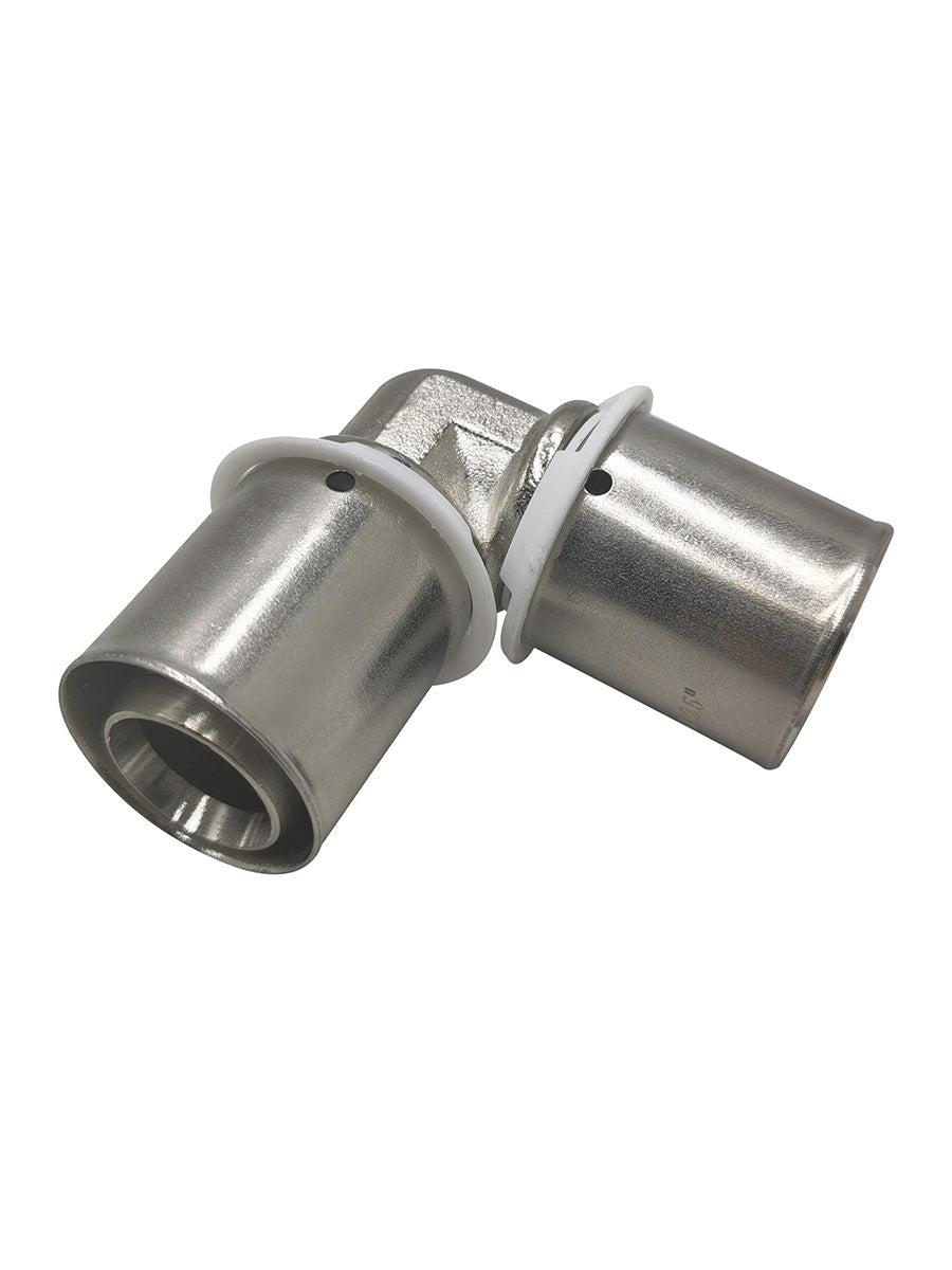 RapidAir MaxLine 2 inch 90 degree elbow crimp-on compression fitting