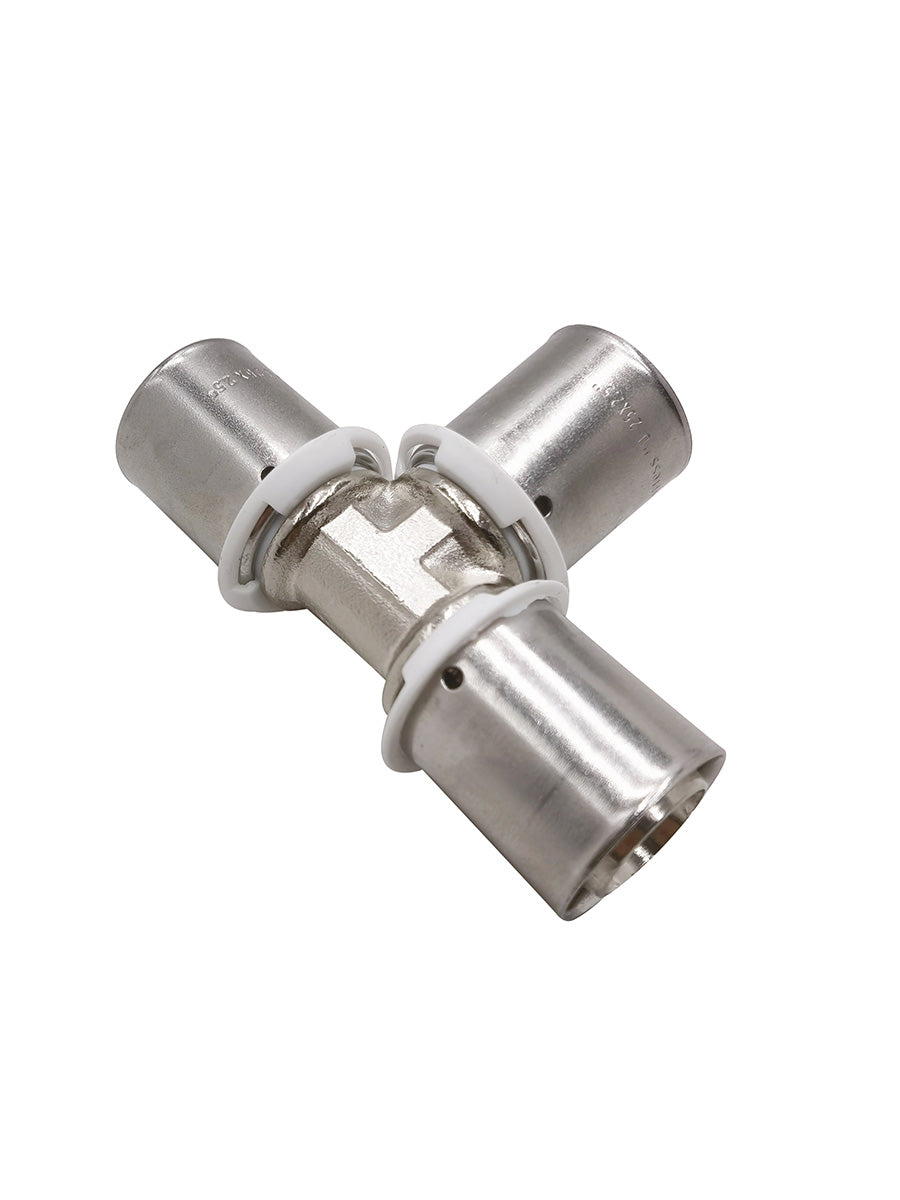 RapidAir MaxLine 2 inch equal tee crimp-on compression fitting