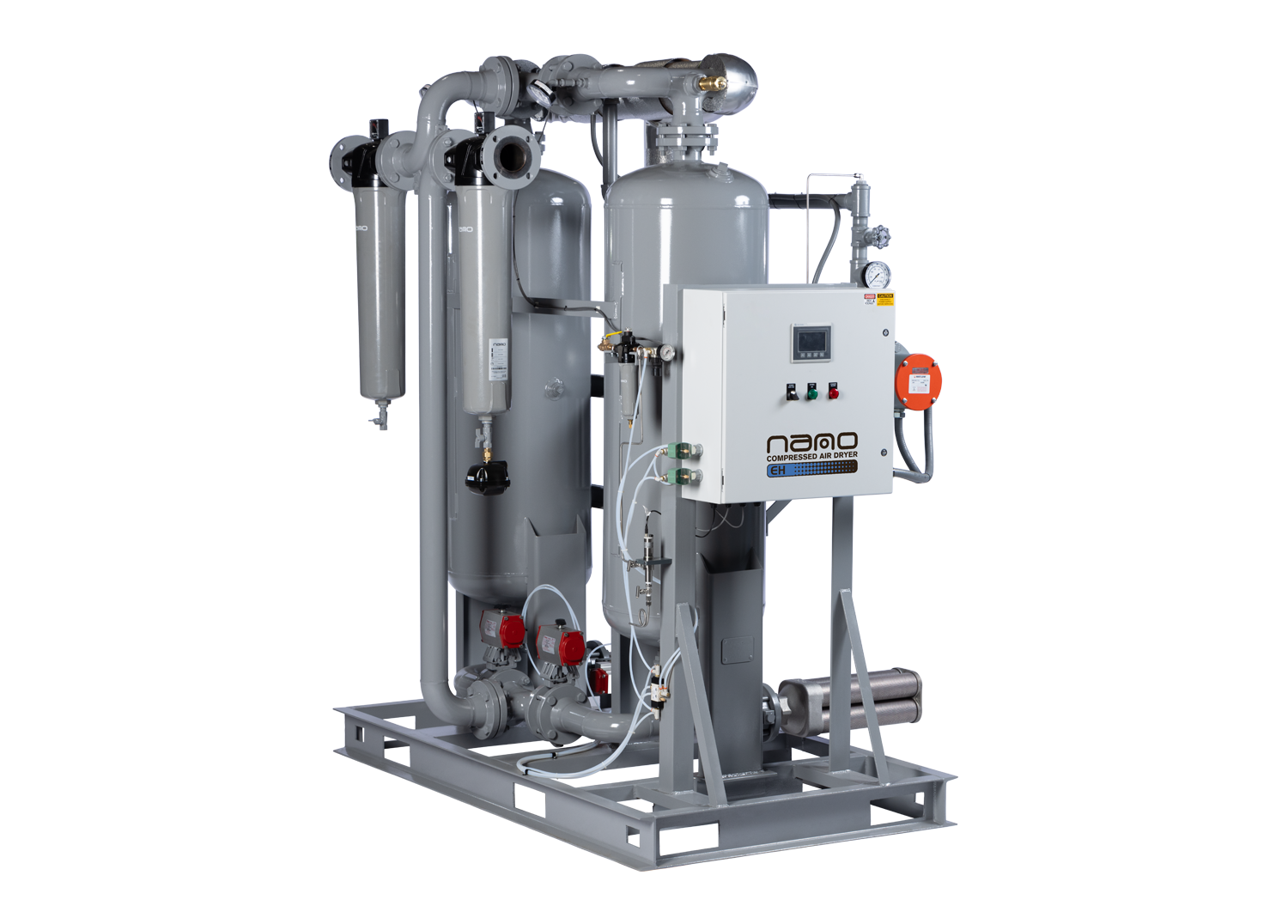 nano EH Series externally-heated twin tower desiccant compressed air dryer