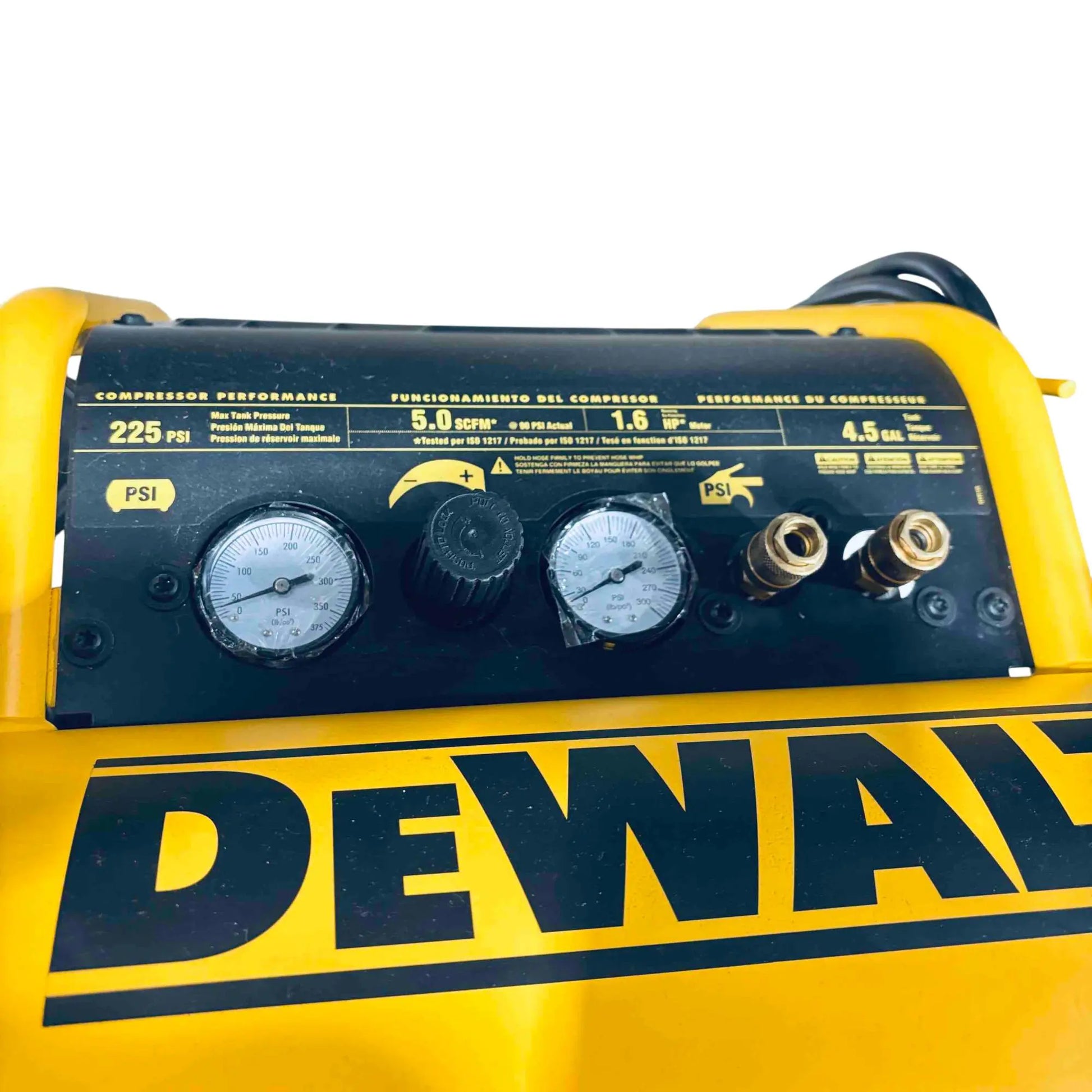 Dewalt D55146 Portable Air Compressor 4.5 Gal 225-PSI Max Dewalt