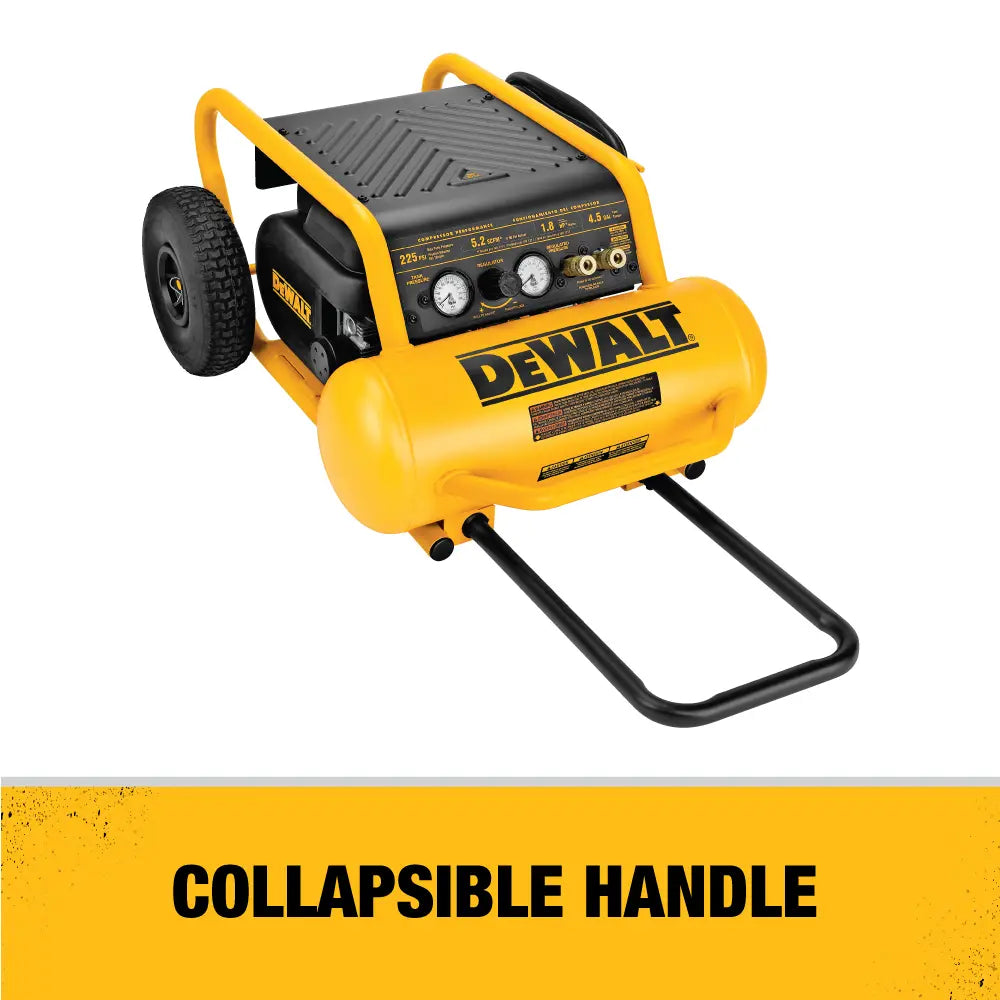 Dewalt D55146 Portable Air Compressor 4.5 Gal 225-PSI Max Dewalt