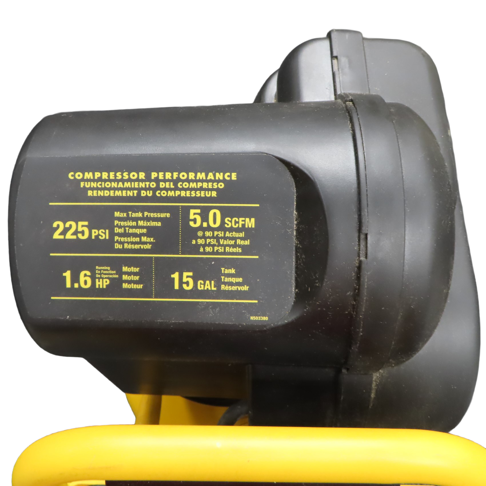 Dewalt D55168 Portable 1.9 Hp 200 PSI Oil Free 15 Gal Air Compressor