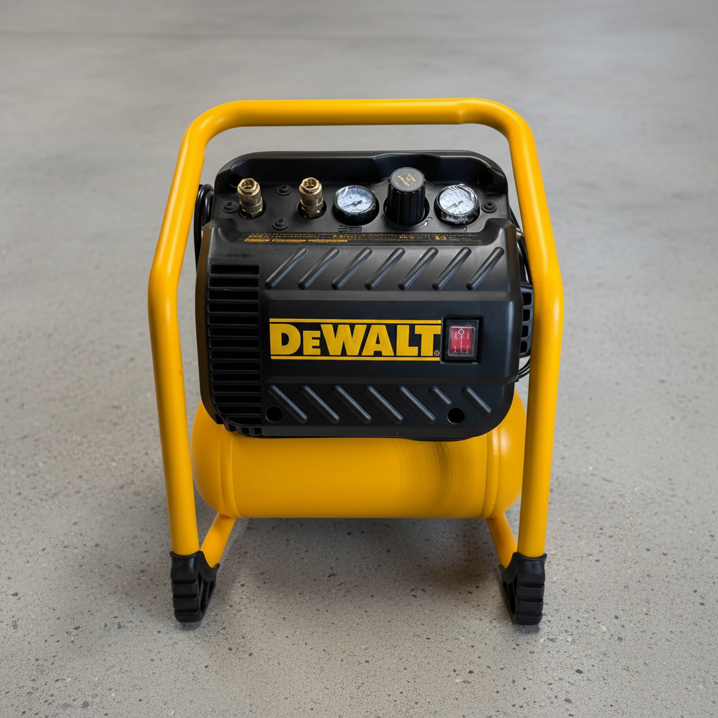 Dewalt DWFP55130 Portable 2.5 Gal 1.1 HP Oil-Free Air Compressor