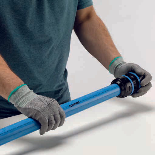 Prevost Aluminum Blue Pipe for Compressed Air (6ft - SHIPS UPS)