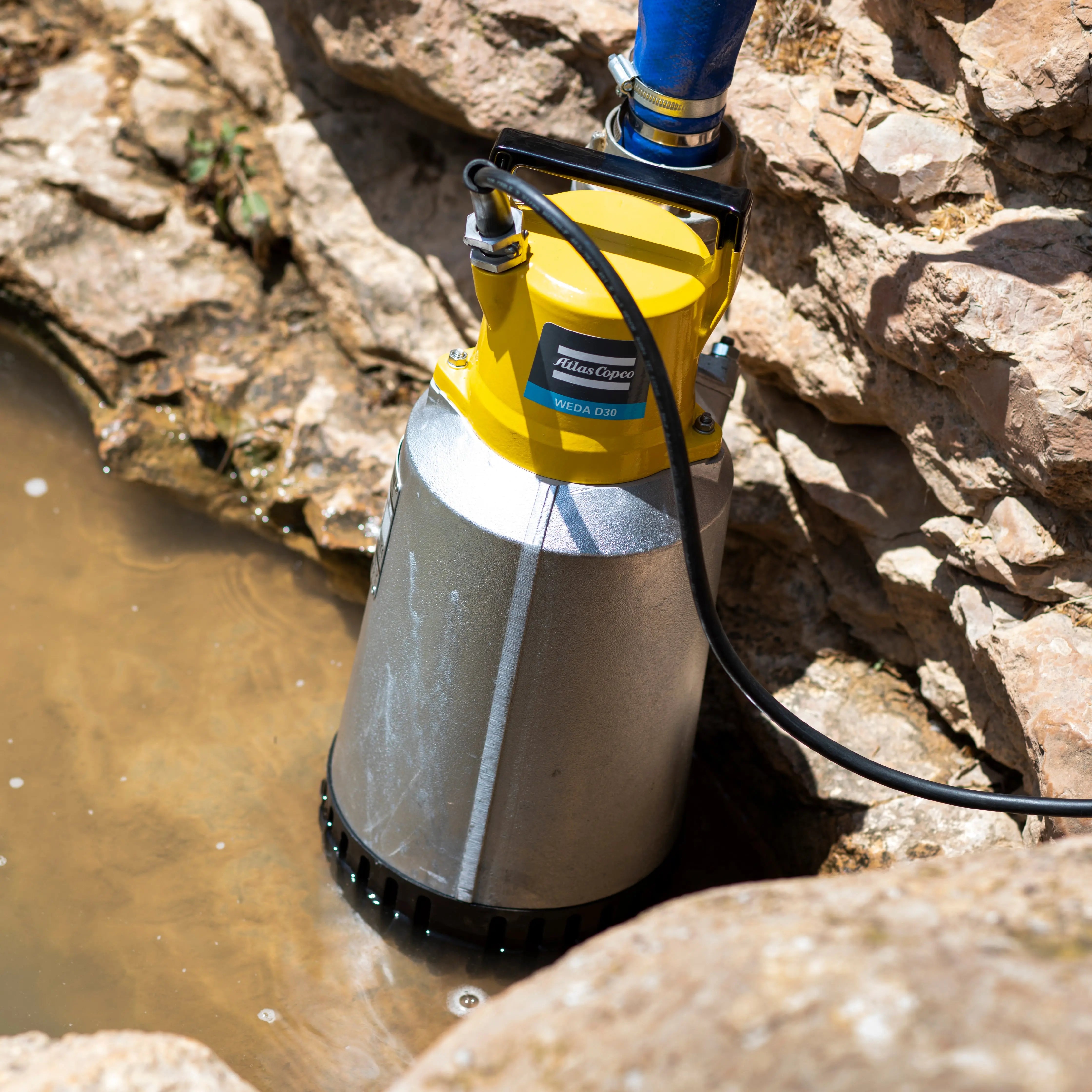 Submersible Pump - WEDA D30L 220-240V 60HZ 1~ CSA 3"NPT by Atlas Copco